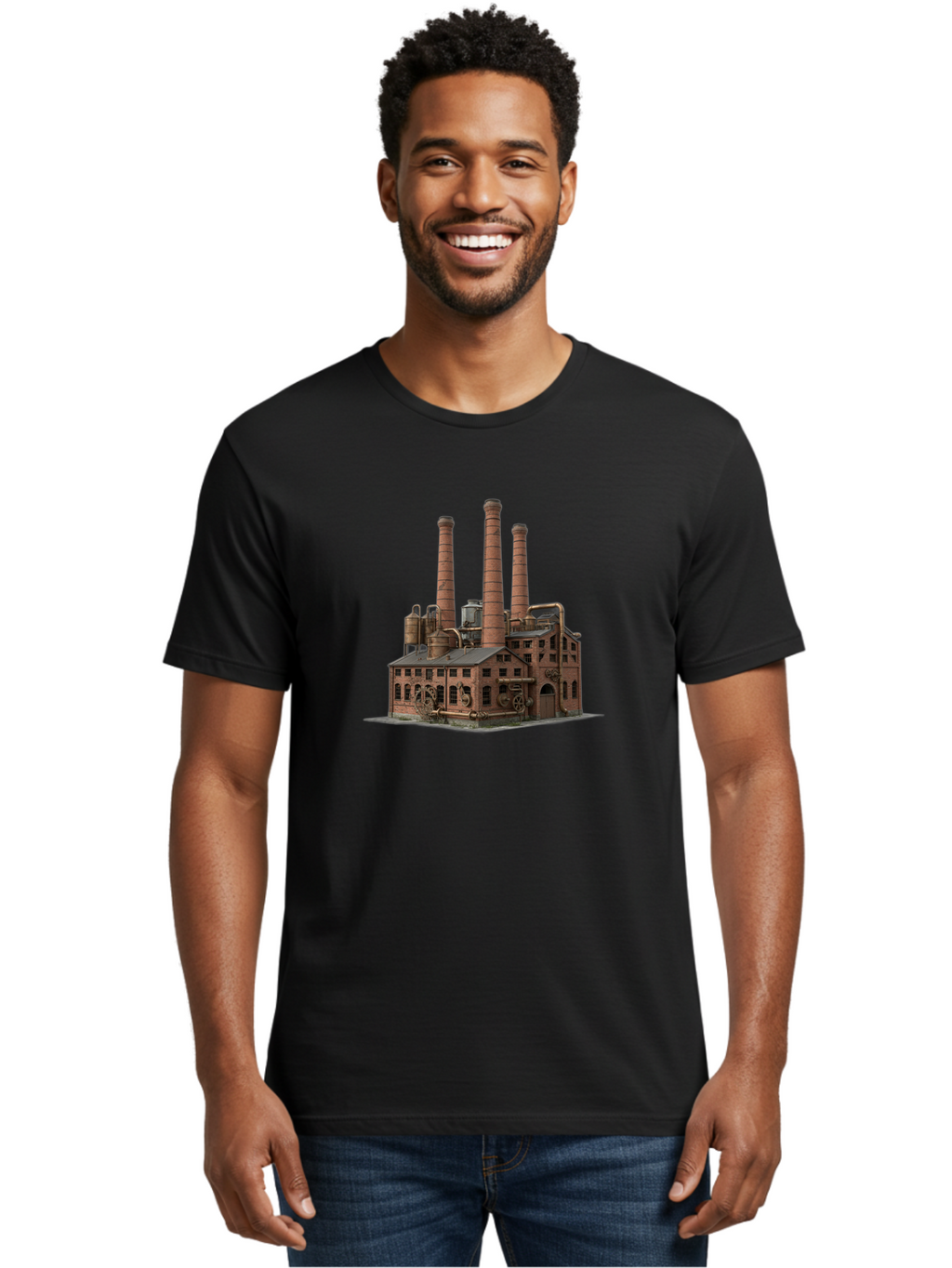 Industrial-Factory Men'S Graphic Tee, 100% Cotton, Comfortable Casual Summer Wear, Machine Washable, Vintage Camera, Old Camera, Antique Camera, Black Camera, Classic Photography, Photography Equipment, Nostalgic Device, Film Camera, Bag609