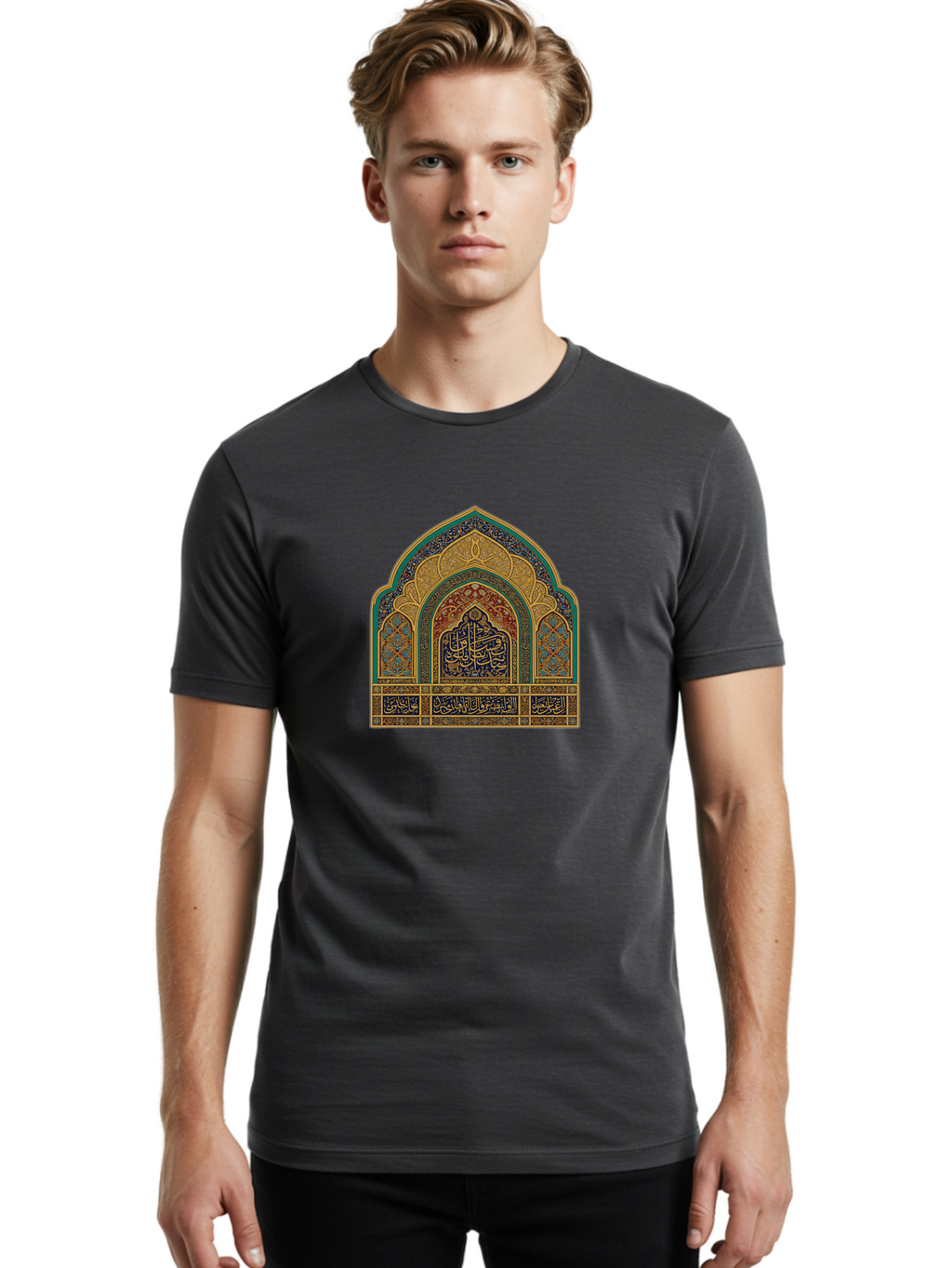 Islamic-Arch Men'S Graphic Tee, 100% Cotton, Comfortable Casual Summer Wear, Machine Washable, Vintage Camera, Old Camera, Antique Camera, Black Camera, Classic Photography, Photography Equipment, Nostalgic Device, Film Camera, Camera Art Bag615