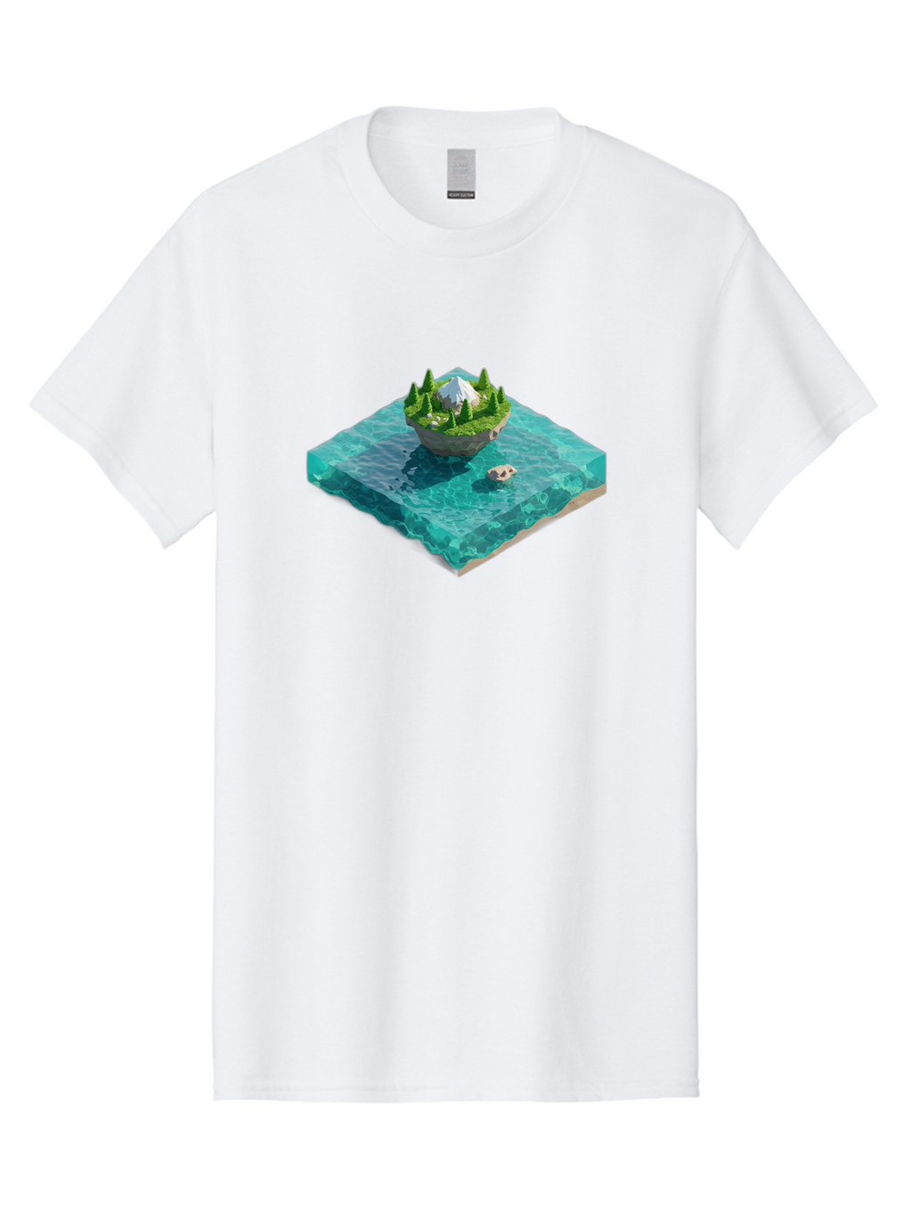 Island Men'S Graphic Tee, 100% Cotton, Comfortable Casual Summer Wear, Machine Washable, Vintage Camera, Old Camera, Antique Camera, Black Camera, Classic Photography, Photography Equipment, Nostalgic Device, Film Camera, Camera Art Bag619