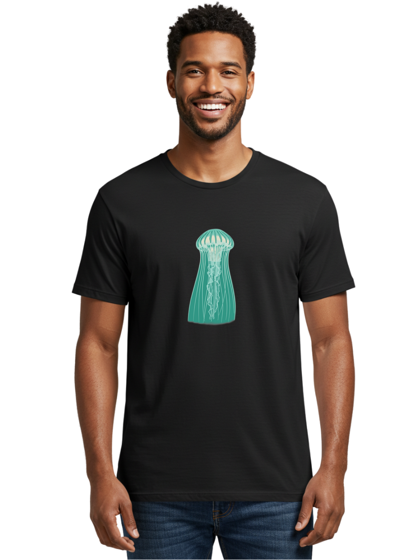 Jellyfish Men'S Graphic Tee, 100% Cotton, Comfortable Casual Summer Wear, Machine Washable, Vintage Camera, Old Camera, Antique Camera, Black Camera, Classic Photography, Photography Equipment, Nostalgic Device, Film Camera, Camera Art Bag621