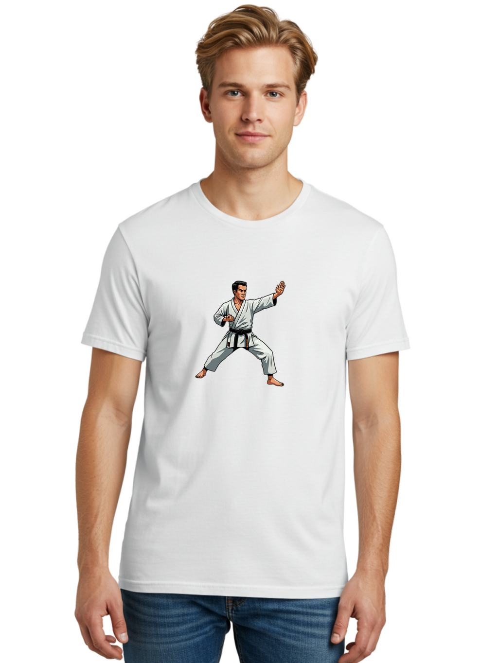 Karate-Man-1 Men'S Graphic Tee, 100% Cotton, Comfortable Casual Summer Wear, Machine Washable, Vintage Camera, Old Camera, Antique Camera, Black Camera, Classic Photography, Photography Equipment, Nostalgic Device, Film Camera, Camera Art Bag630