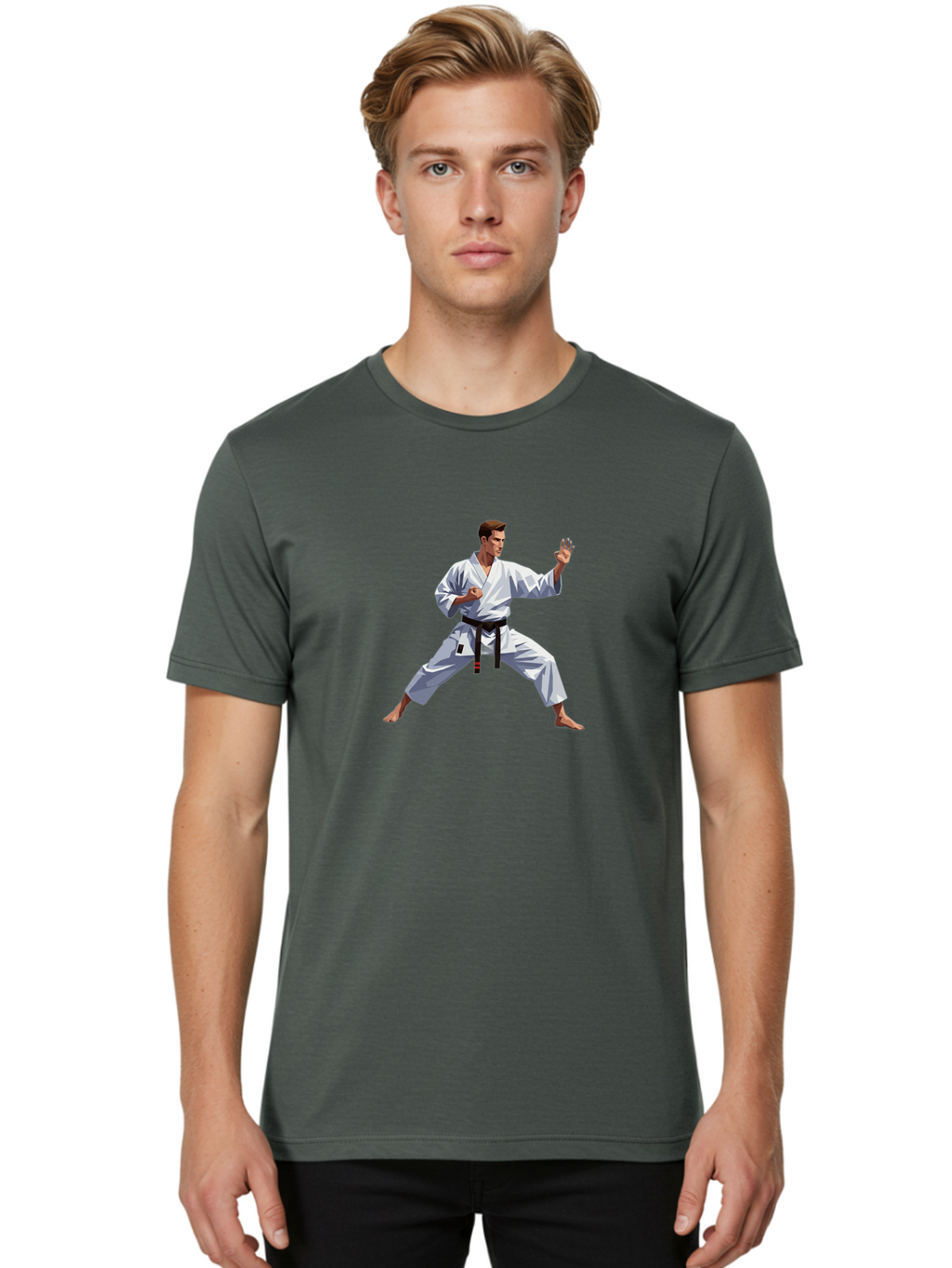Karate-Man Men'S Graphic Tee, 100% Cotton, Comfortable Casual Summer Wear, Machine Washable, Vintage Camera, Old Camera, Antique Camera, Black Camera, Classic Photography, Photography Equipment, Nostalgic Device, Film Camera, Camera Art Bag631