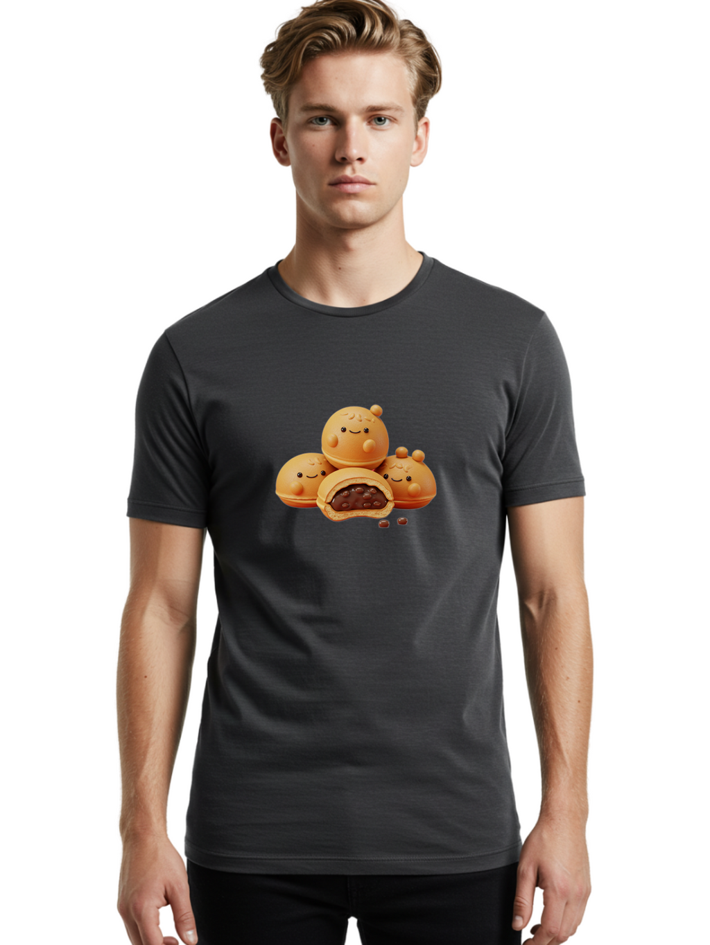 Kawaii-Dumplings Men'S Graphic Tee, 100% Cotton, Comfortable Casual Summer Wear, Machine Washable, Vintage Camera, Old Camera, Antique Camera, Black Camera, Classic Photography, Photography Equipment, Nostalgic Device, Film Camera, Camera Art Bag637