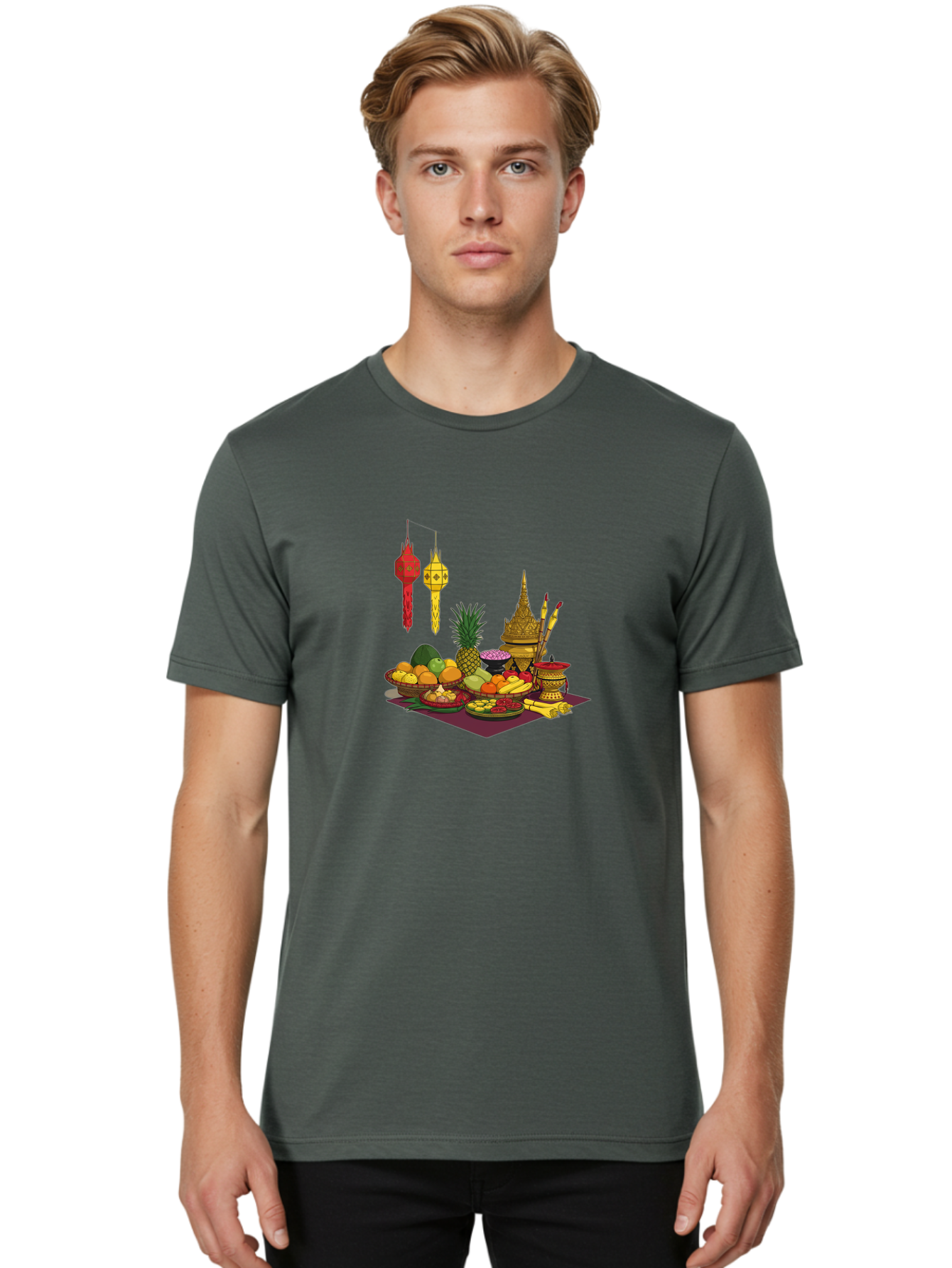 Khan-Khong-Kwan Men'S Graphic Tee, 100% Cotton, Comfortable Casual Summer Wear, Machine Washable, Vintage Camera, Old Camera, Antique Camera, Black Camera, Classic Photography, Photography Equipment, Nostalgic Device, Film Camera, Camera Art Bag639