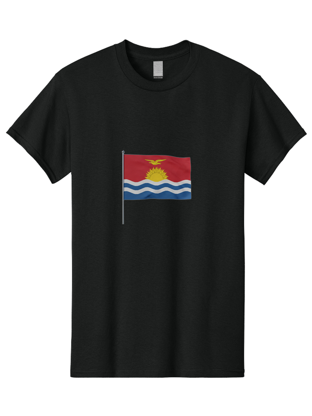 Kiribati-Flag-3 Men'S Graphic Tee, 100% Cotton, Comfortable Casual Summer Wear, Machine Washable, Vintage Camera, Old Camera, Antique Camera, Black Camera, Classic Photography, Photography Equipment, Nostalgic Device, Film Camera, Camera Art Bag645