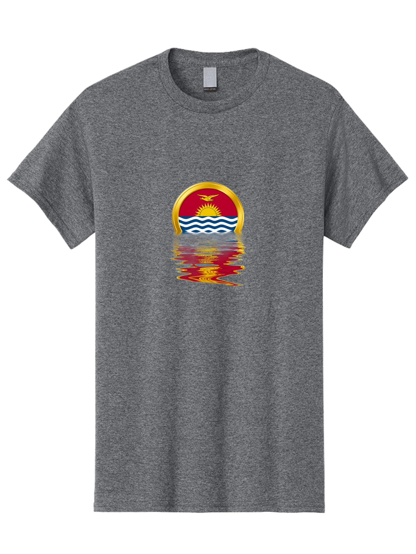 Kiribati-Flag-6 Men'S Graphic Tee, 100% Cotton, Comfortable Casual Summer Wear, Machine Washable, Vintage Camera, Old Camera, Antique Camera, Black Camera, Classic Photography, Photography Equipment, Nostalgic Device, Film Camera, Camera Art Bag648