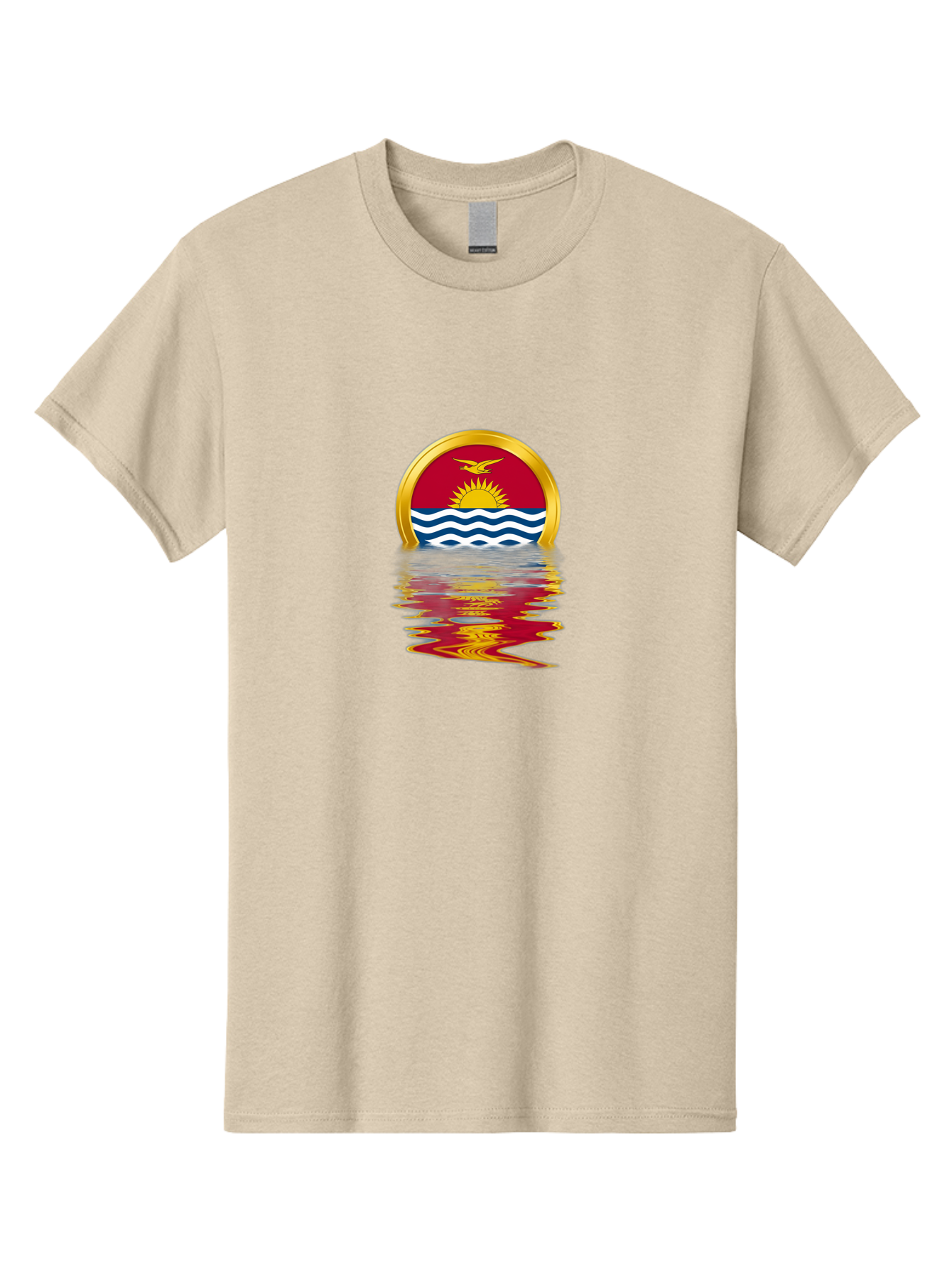 Kiribati-Flag-6 Men'S Graphic Tee, 100% Cotton, Comfortable Casual Summer Wear, Machine Washable, Vintage Camera, Old Camera, Antique Camera, Black Camera, Classic Photography, Photography Equipment, Nostalgic Device, Film Camera, Camera Art Bag648