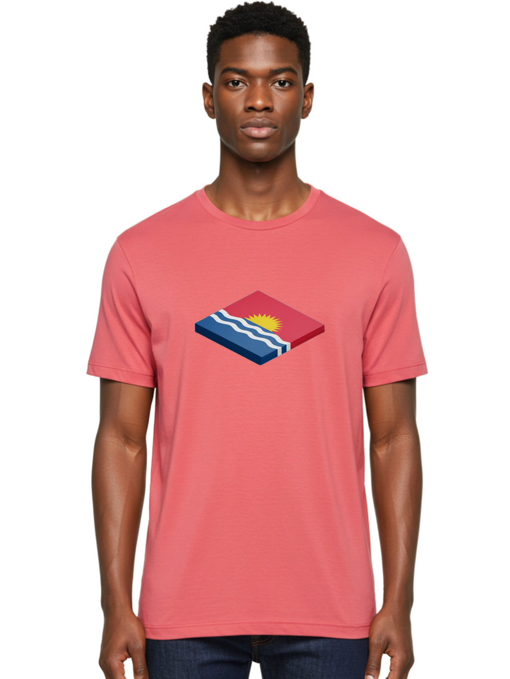 Kiribati-Flag-8 Men'S Graphic Tee, 100% Cotton, Comfortable Casual Summer Wear, Machine Washable, Vintage Camera, Old Camera, Antique Camera, Black Camera, Classic Photography, Photography Equipment, Nostalgic Device, Film Camera, Camera Art Bag650