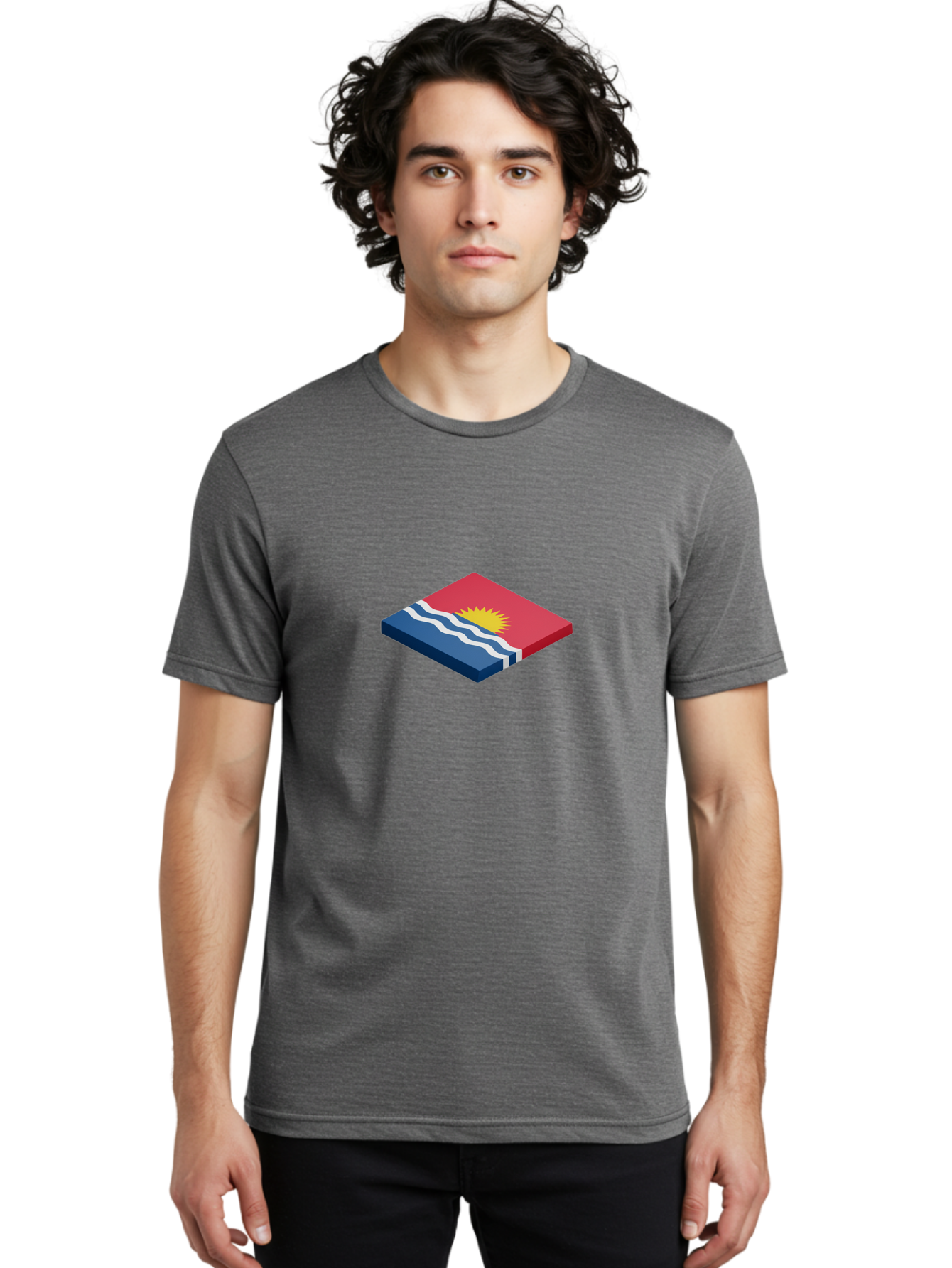 Kiribati-Flag-8 Men'S Graphic Tee, 100% Cotton, Comfortable Casual Summer Wear, Machine Washable, Vintage Camera, Old Camera, Antique Camera, Black Camera, Classic Photography, Photography Equipment, Nostalgic Device, Film Camera, Camera Art Bag650