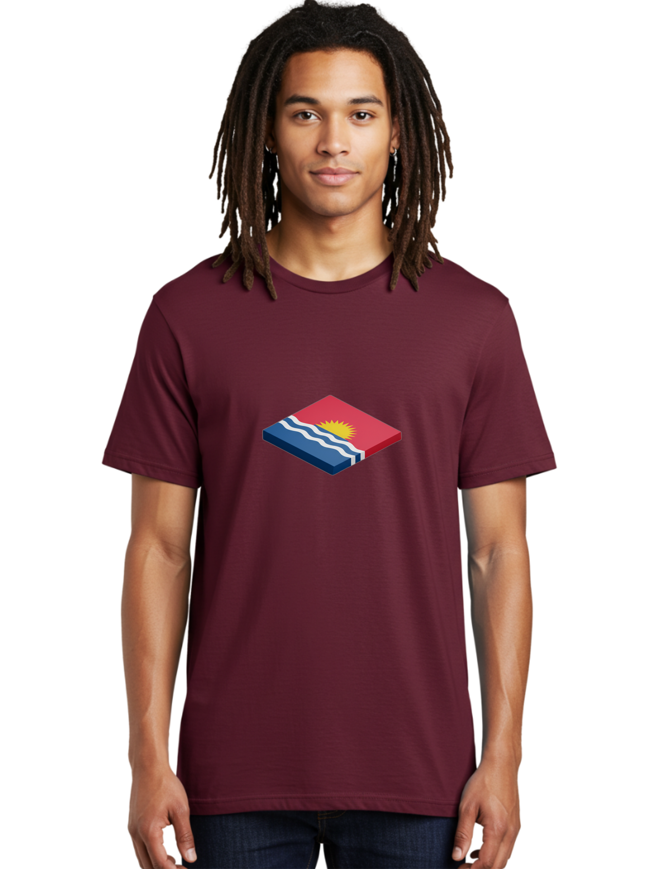 Kiribati-Flag-8 Men'S Graphic Tee, 100% Cotton, Comfortable Casual Summer Wear, Machine Washable, Vintage Camera, Old Camera, Antique Camera, Black Camera, Classic Photography, Photography Equipment, Nostalgic Device, Film Camera, Camera Art Bag650