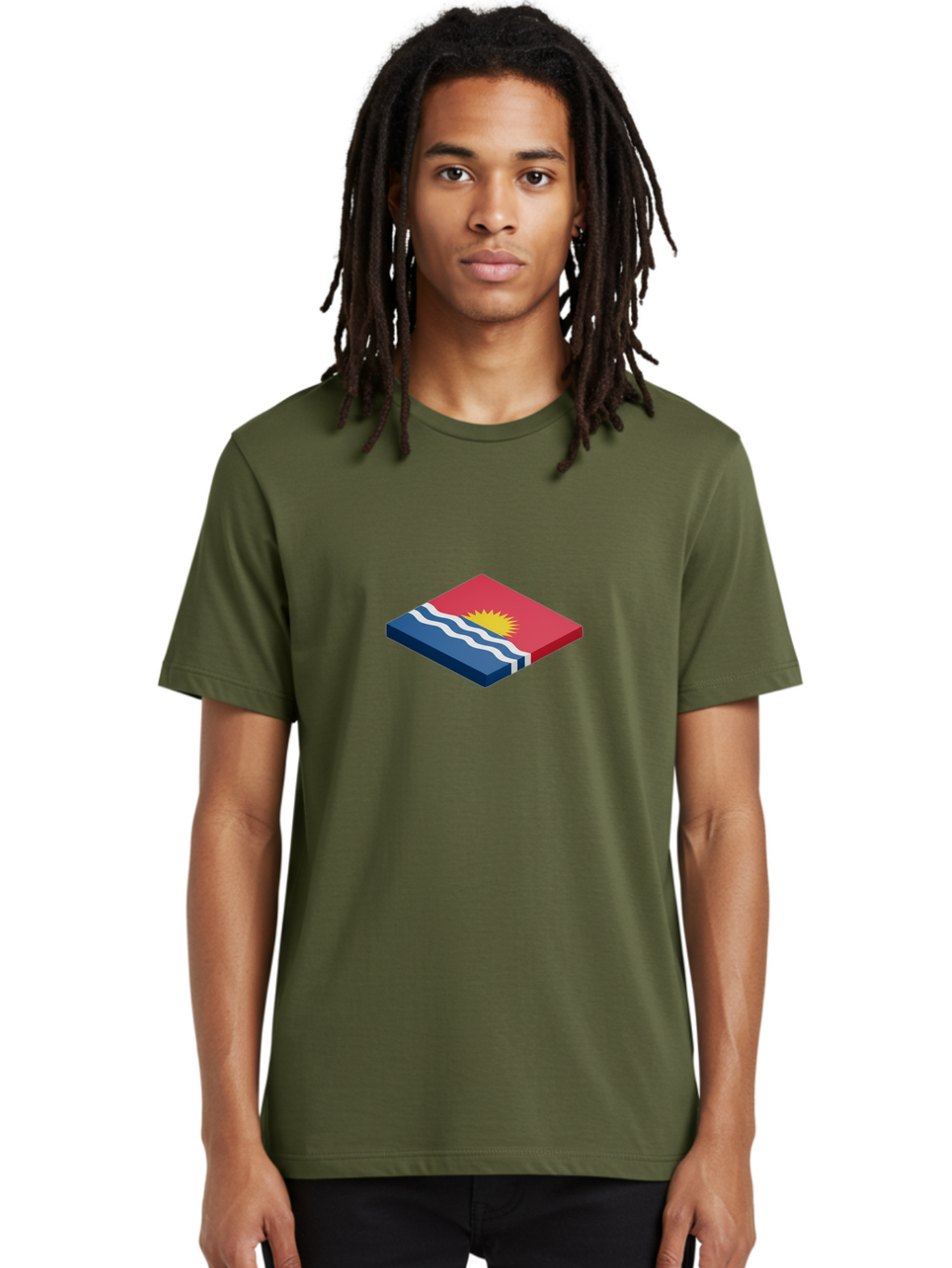 Kiribati-Flag-8 Men'S Graphic Tee, 100% Cotton, Comfortable Casual Summer Wear, Machine Washable, Vintage Camera, Old Camera, Antique Camera, Black Camera, Classic Photography, Photography Equipment, Nostalgic Device, Film Camera, Camera Art Bag650