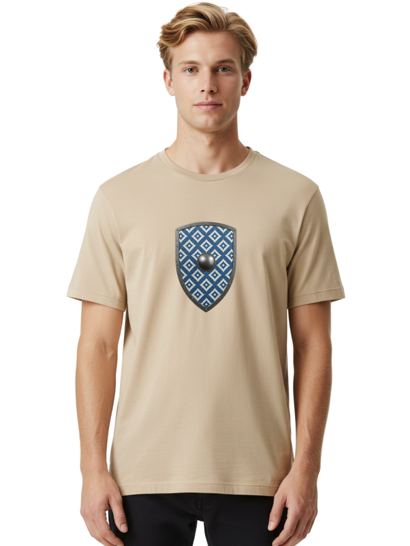Kite-Shield Men'S Graphic Tee, 100% Cotton, Comfortable Casual Summer Wear, Machine Washable, Vintage Camera, Old Camera, Antique Camera, Black Camera, Classic Photography, Photography Equipment, Nostalgic Device, Film Camera, Camera Art Bag653