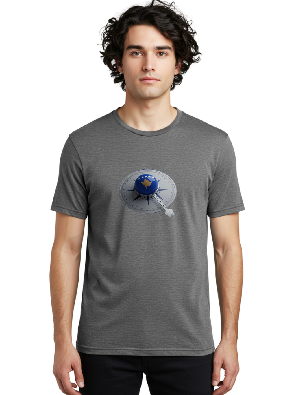 Kosovo-Compass Men'S Graphic Tee, 100% Cotton, Comfortable Casual Summer Wear, Machine Washable, Vintage Camera, Old Camera, Antique Camera, Black Camera, Classic Photography, Photography Equipment, Nostalgic Device, Film Camera, Camera Art Bag662