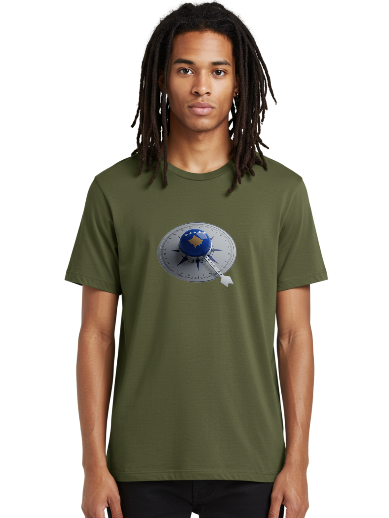 Kosovo-Compass Men'S Graphic Tee, 100% Cotton, Comfortable Casual Summer Wear, Machine Washable, Vintage Camera, Old Camera, Antique Camera, Black Camera, Classic Photography, Photography Equipment, Nostalgic Device, Film Camera, Camera Art Bag662