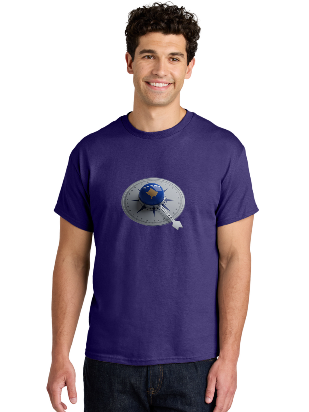 Kosovo-Compass Men'S Graphic Tee, 100% Cotton, Comfortable Casual Summer Wear, Machine Washable, Vintage Camera, Old Camera, Antique Camera, Black Camera, Classic Photography, Photography Equipment, Nostalgic Device, Film Camera, Camera Art Bag662