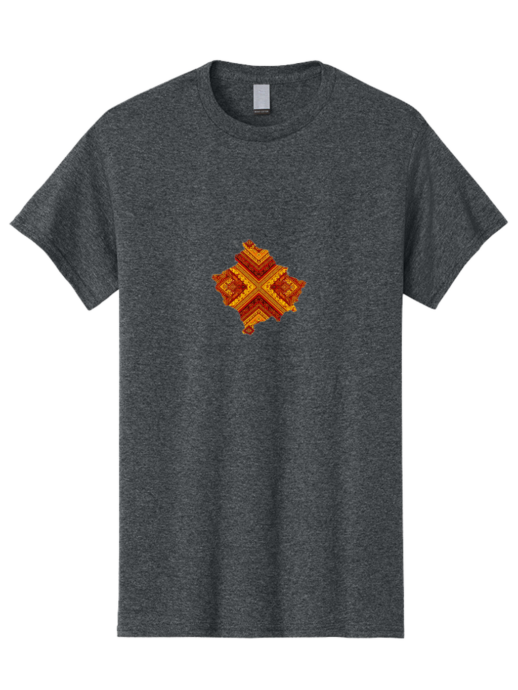 Kyrgyz-Shyrdak-Pattern Men'S Graphic Tee, 100% Cotton, Comfortable Casual Summer Wear, Machine Washable, Vintage Camera, Old Camera, Antique Camera, Black Camera, Classic Photography, Photography Equipment, Nostalgic Device, Film Camera, Bag674