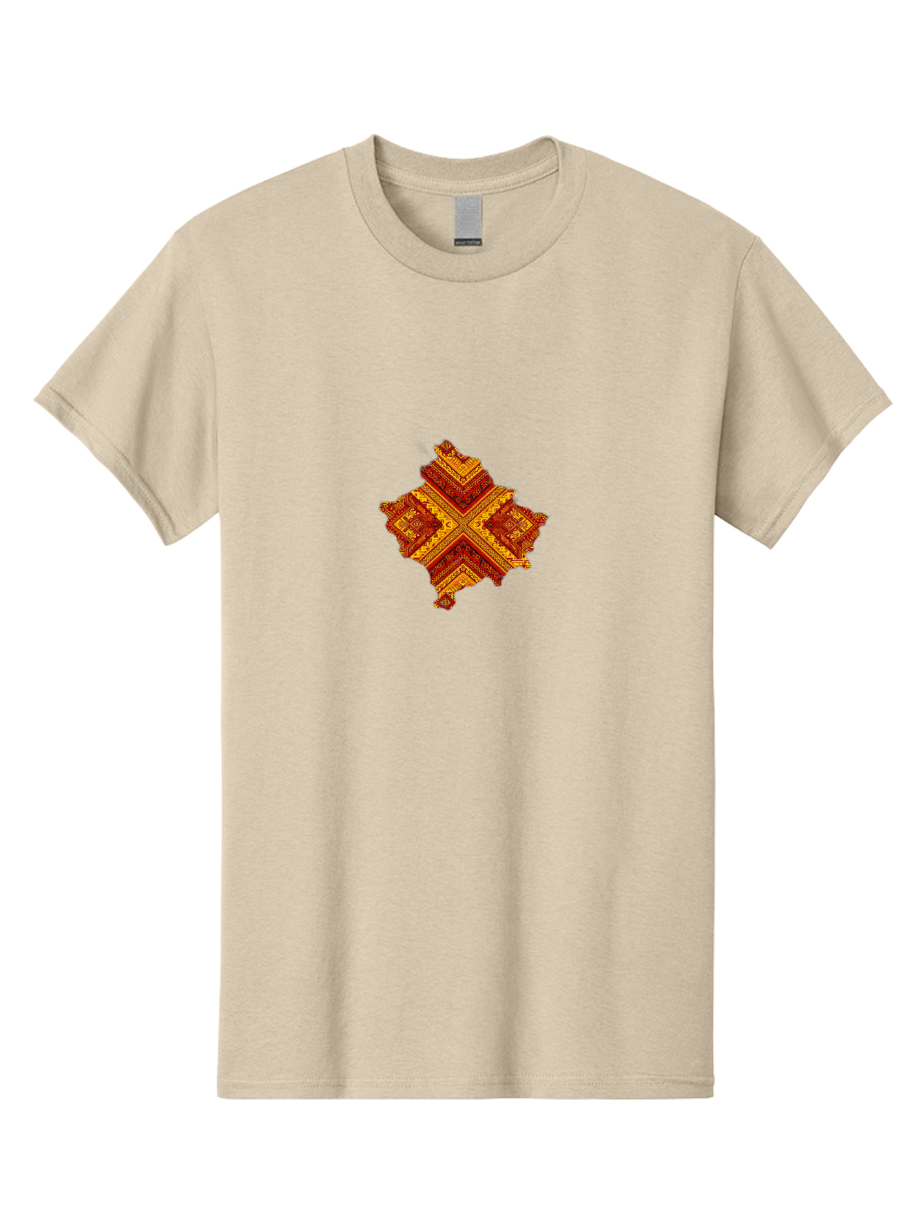 Kyrgyz-Shyrdak-Pattern Men'S Graphic Tee, 100% Cotton, Comfortable Casual Summer Wear, Machine Washable, Vintage Camera, Old Camera, Antique Camera, Black Camera, Classic Photography, Photography Equipment, Nostalgic Device, Film Camera, Bag674