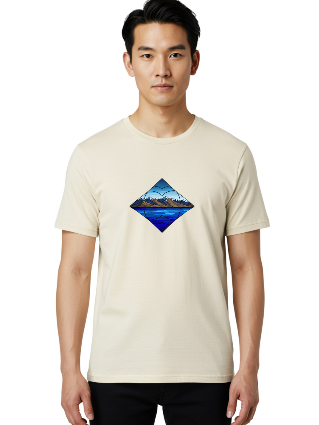 Lake-And-Mountains Men'S Graphic Tee, 100% Cotton, Comfortable Casual Summer Wear, Machine Washable, Vintage Camera, Old Camera, Antique Camera, Black Camera, Classic Photography, Photography Equipment, Nostalgic Device, Film Camera, Bag677