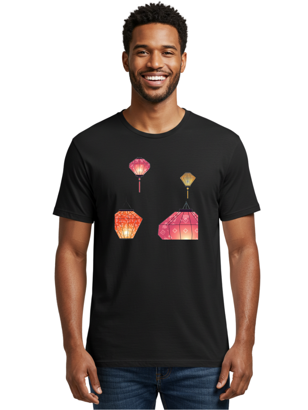 Lanterns Men'S Graphic Tee, 100% Cotton, Comfortable Casual Summer Wear, Machine Washable, Vintage Camera, Old Camera, Antique Camera, Black Camera, Classic Photography, Photography Equipment, Nostalgic Device, Film Camera, Camera Art Bag678