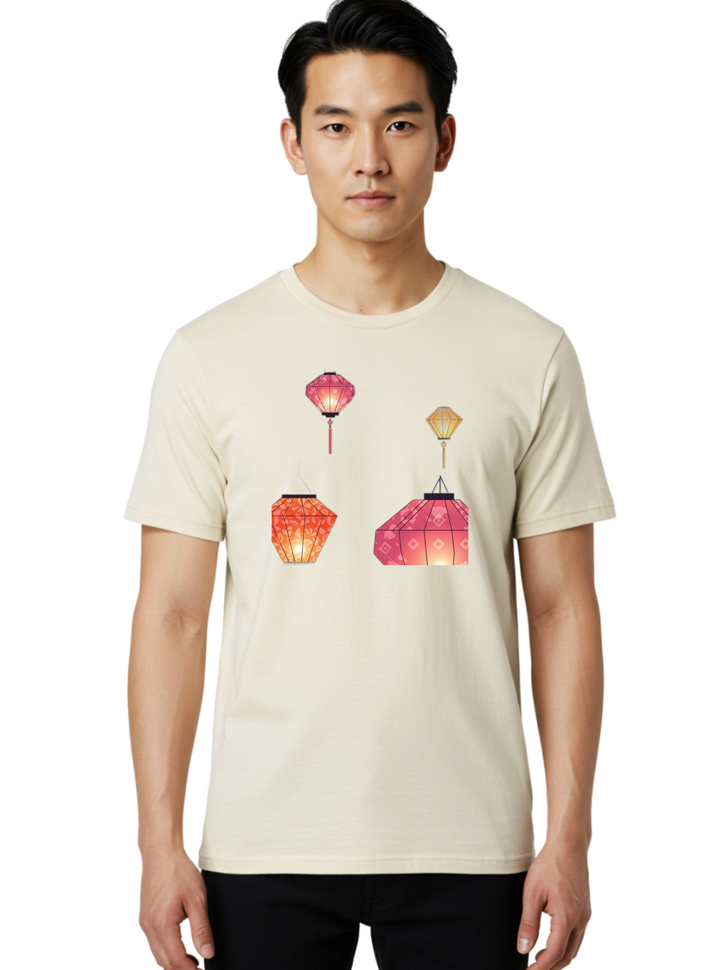 Lanterns Men'S Graphic Tee, 100% Cotton, Comfortable Casual Summer Wear, Machine Washable, Vintage Camera, Old Camera, Antique Camera, Black Camera, Classic Photography, Photography Equipment, Nostalgic Device, Film Camera, Camera Art Bag678