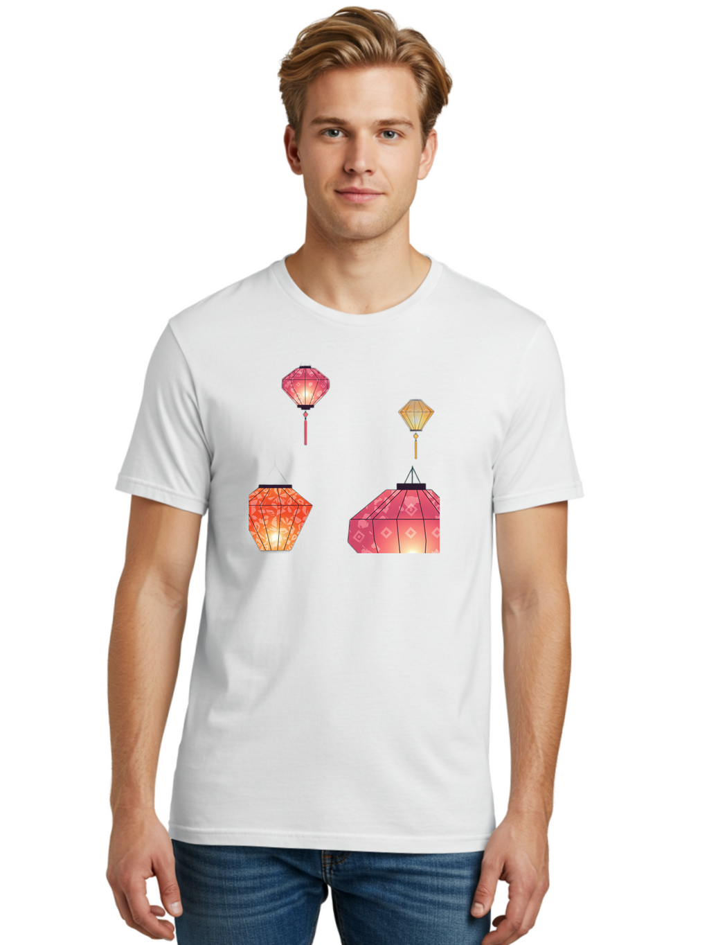 Lanterns Men'S Graphic Tee, 100% Cotton, Comfortable Casual Summer Wear, Machine Washable, Vintage Camera, Old Camera, Antique Camera, Black Camera, Classic Photography, Photography Equipment, Nostalgic Device, Film Camera, Camera Art Bag678