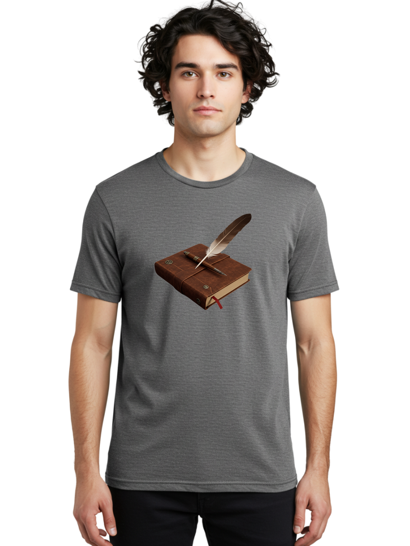 Leather-Journal Men'S Graphic Tee, 100% Cotton, Comfortable Casual Summer Wear, Machine Washable, Vintage Camera, Old Camera, Antique Camera, Black Camera, Classic Photography, Photography Equipment, Nostalgic Device, Film Camera, Camera Art Bag687