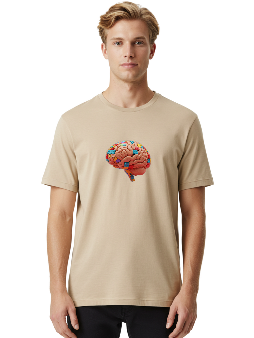 Lego-Brain Men'S Graphic Tee, 100% Cotton, Comfortable Casual Summer Wear, Machine Washable, Vintage Camera, Old Camera, Antique Camera, Black Camera, Classic Photography, Photography Equipment, Nostalgic Device, Film Camera, Camera Art Bag689