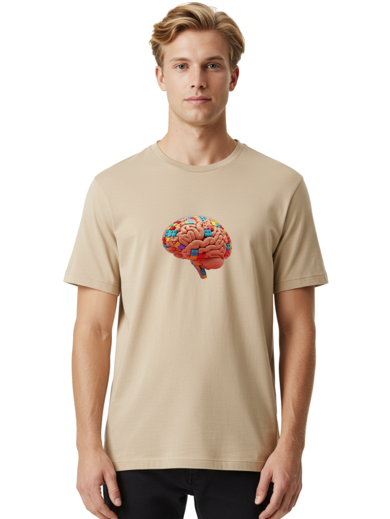 Lego-Brain Men'S Graphic Tee, 100% Cotton, Comfortable Casual Summer Wear, Machine Washable, Vintage Camera, Old Camera, Antique Camera, Black Camera, Classic Photography, Photography Equipment, Nostalgic Device, Film Camera, Camera Art Bag689