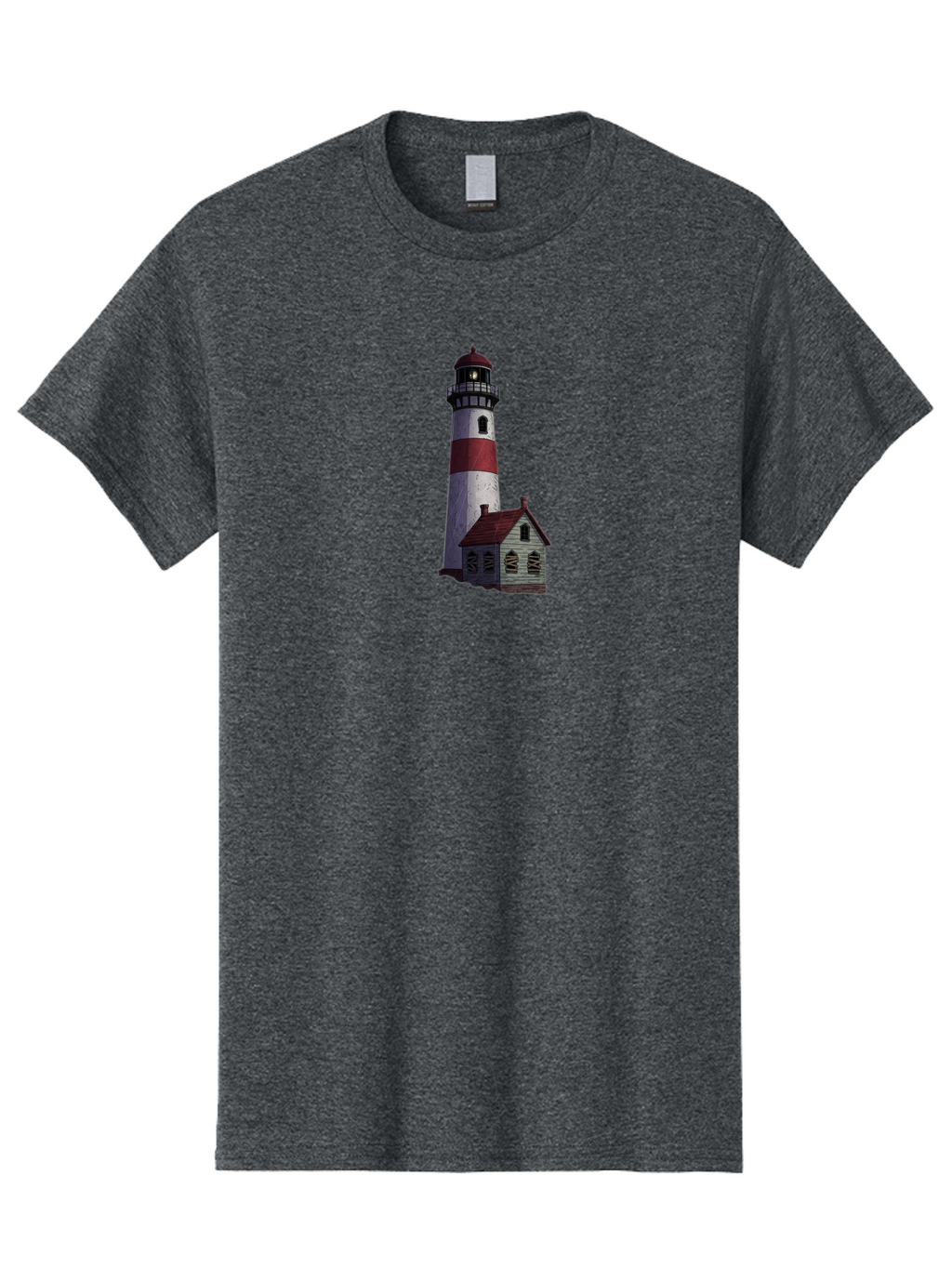 Lighthouse-12 Men'S Graphic Tee, 100% Cotton, Comfortable Casual Summer Wear, Machine Washable, Vintage Camera, Old Camera, Antique Camera, Black Camera, Classic Photography, Photography Equipment, Nostalgic Device, Film Camera, Camera Art Bag701
