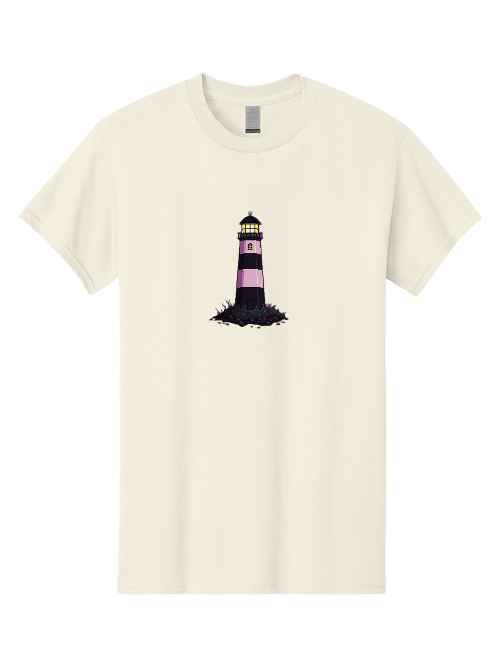 Lighthouse-13 Men'S Graphic Tee, 100% Cotton, Comfortable Casual Summer Wear, Machine Washable, Vintage Camera, Old Camera, Antique Camera, Black Camera, Classic Photography, Photography Equipment, Nostalgic Device, Film Camera, Camera Art Bag702