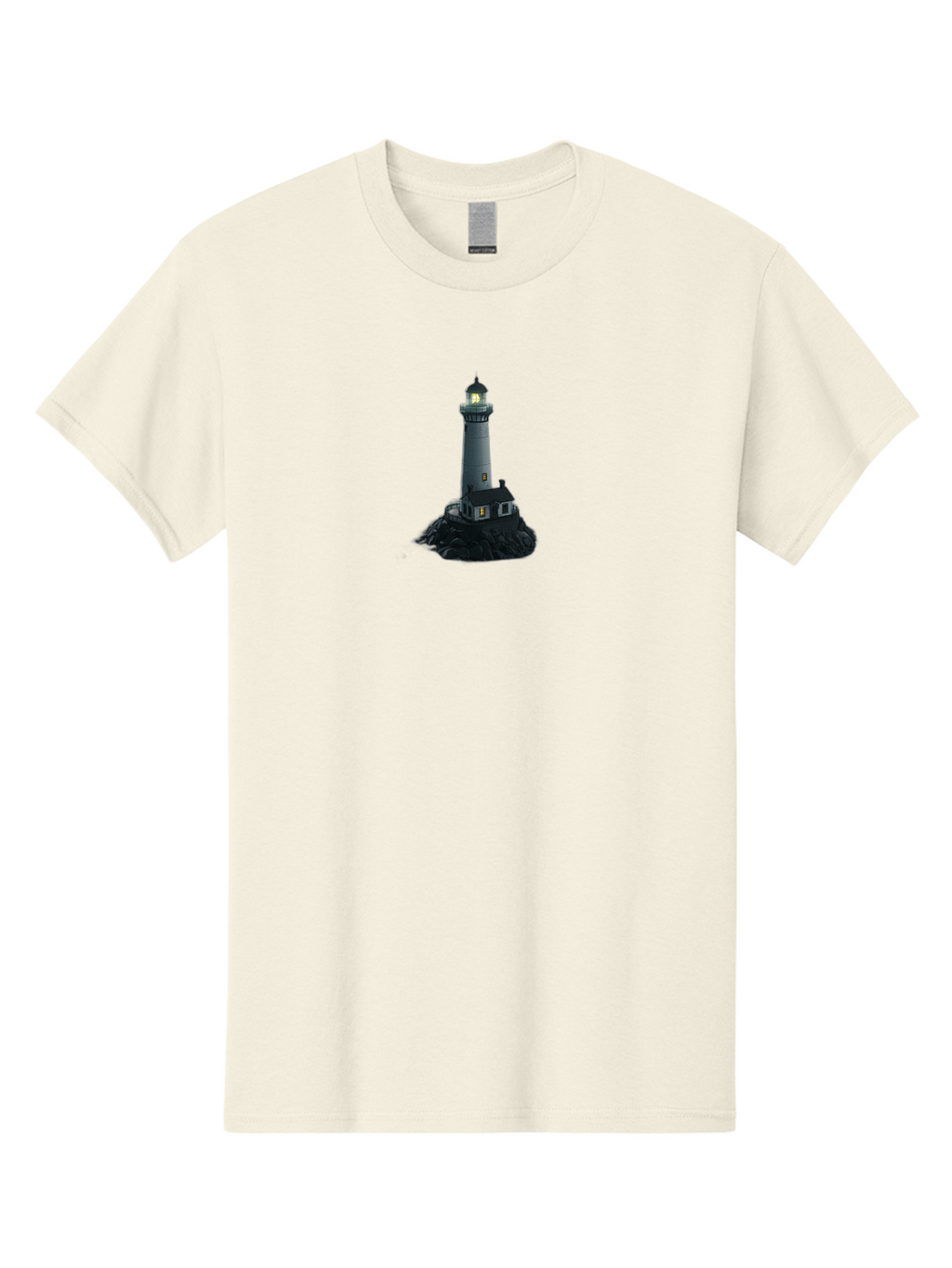 Lighthouse-2 Men'S Graphic Tee, 100% Cotton, Comfortable Casual Summer Wear, Machine Washable, Vintage Camera, Old Camera, Antique Camera, Black Camera, Classic Photography, Photography Equipment, Nostalgic Device, Film Camera, Camera Art Bag706