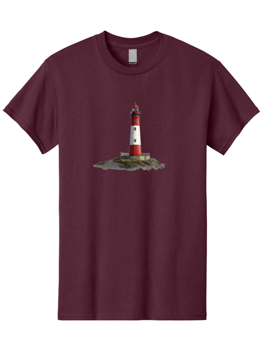 Lighthouse-4 Men'S Graphic Tee, 100% Cotton, Comfortable Casual Summer Wear, Machine Washable, Vintage Camera, Old Camera, Antique Camera, Black Camera, Classic Photography, Photography Equipment, Nostalgic Device, Film Camera, Camera Art Bag708