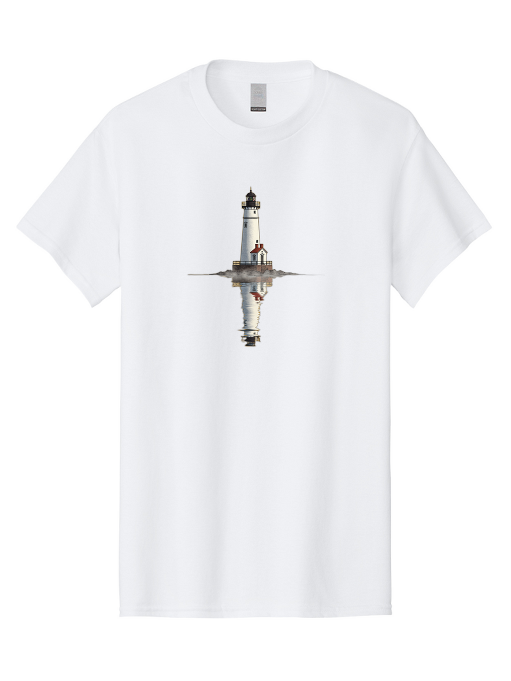 Lighthouse-5 Men'S Graphic Tee, 100% Cotton, Comfortable Casual Summer Wear, Machine Washable, Vintage Camera, Old Camera, Antique Camera, Black Camera, Classic Photography, Photography Equipment, Nostalgic Device, Film Camera, Camera Art Bag709