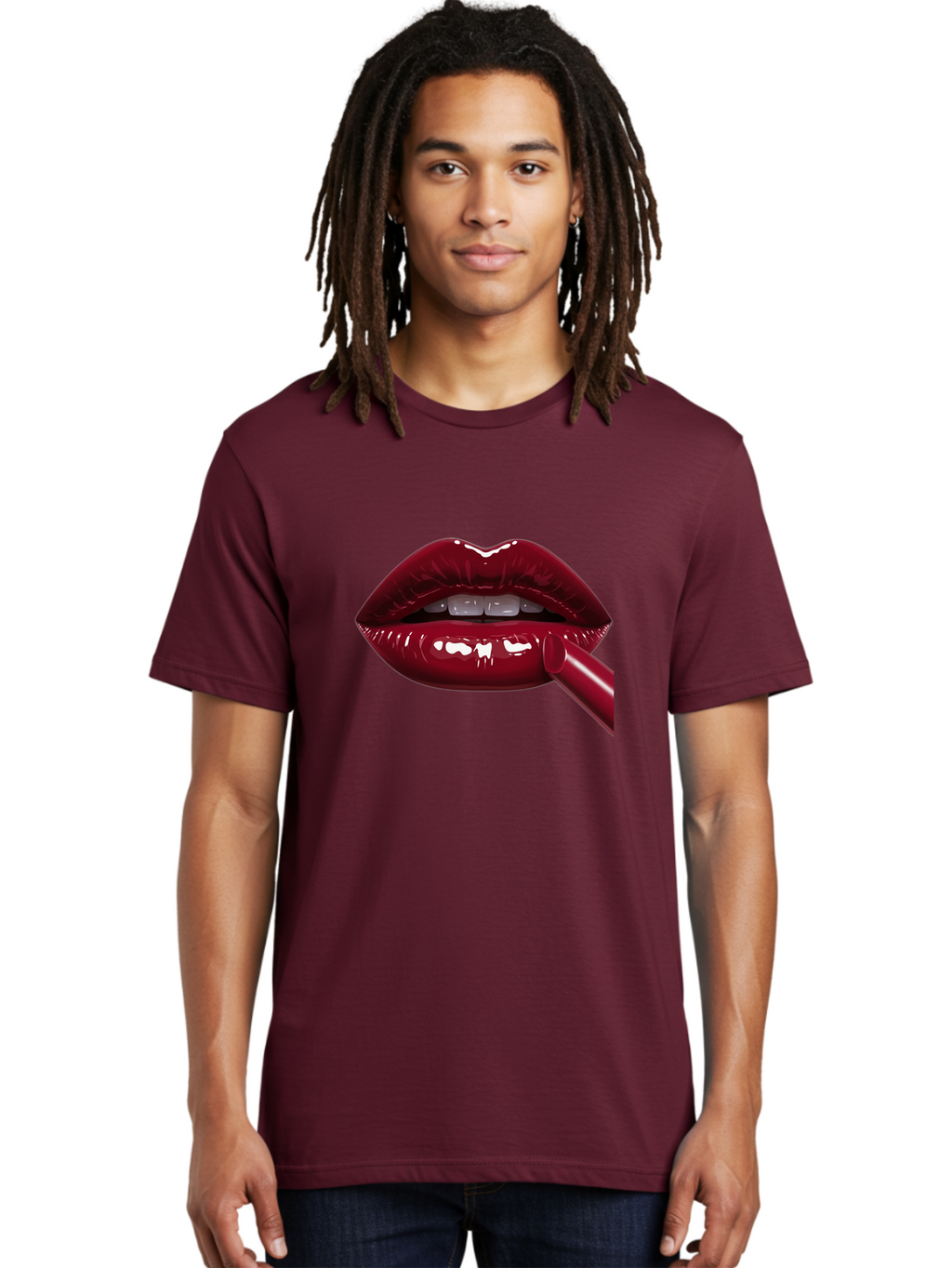 Lipstick Men'S Graphic Tee, 100% Cotton, Comfortable Casual Summer Wear, Machine Washable, Vintage Camera, Old Camera, Antique Camera, Black Camera, Classic Photography, Photography Equipment, Nostalgic Device, Film Camera, Camera Art Bag728