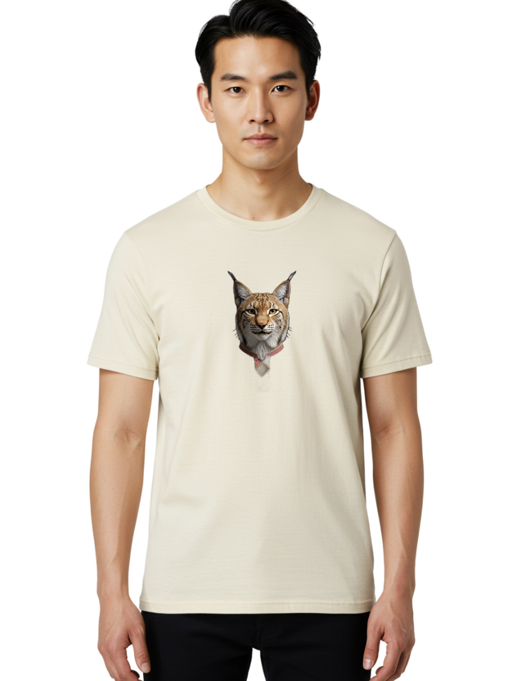Lynx-Head Men'S Graphic Tee, 100% Cotton, Comfortable Casual Summer Wear, Machine Washable, Vintage Camera, Old Camera, Antique Camera, Black Camera, Classic Photography, Photography Equipment, Nostalgic Device, Film Camera, Camera Art Bag738