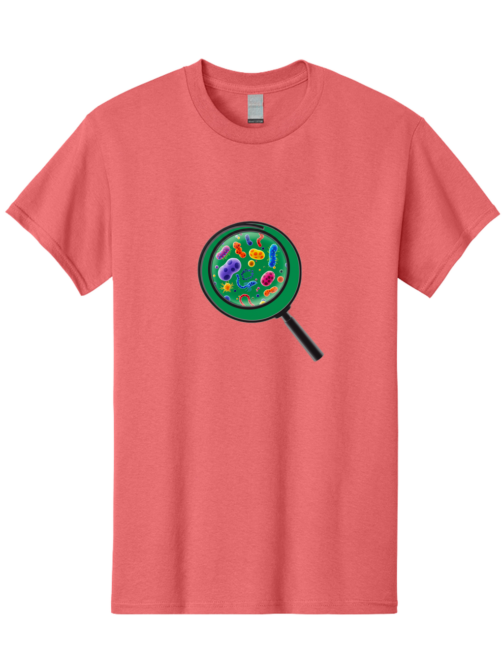 Magnifying-Glass-Microbes Men'S Graphic Tee, 100% Cotton, Comfortable Casual Summer Wear, Machine Washable, Vintage Camera, Old Camera, Antique Camera, Black Camera, Classic Photography, Photography Equipment, Nostalgic Device, Film Camera, Bag742