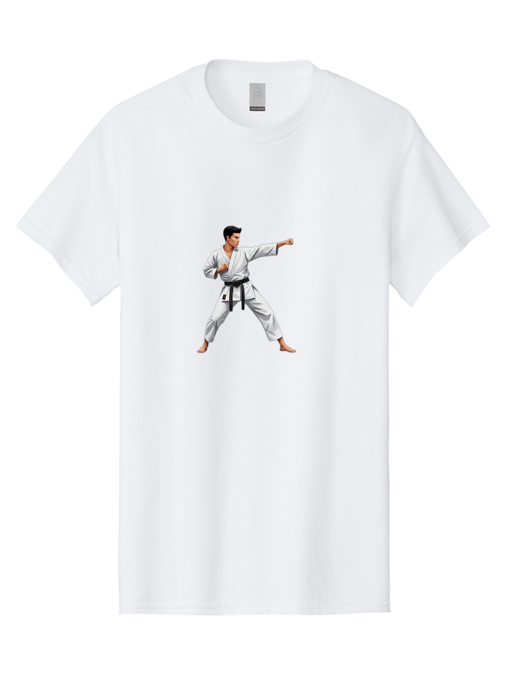 Man-In-Karate-Pose Men'S Graphic Tee, 100% Cotton, Comfortable Casual Summer Wear, Machine Washable, Vintage Camera, Old Camera, Antique Camera, Black Camera, Classic Photography, Photography Equipment, Nostalgic Device, Film Camera, Bag745