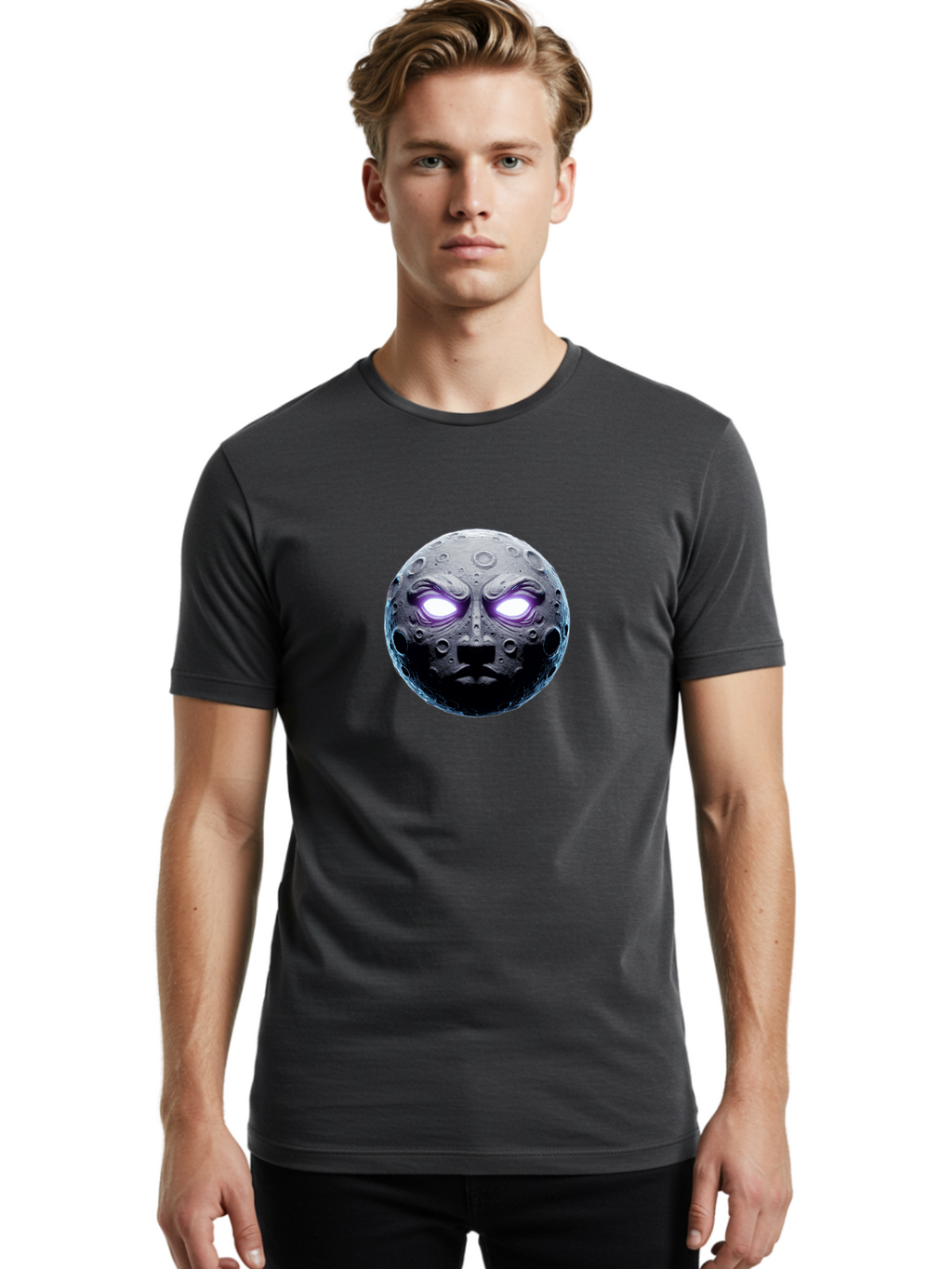 Man-In-The-Moon Men'S Graphic Tee, 100% Cotton, Comfortable Casual Summer Wear, Machine Washable, Vintage Camera, Old Camera, Antique Camera, Black Camera, Classic Photography, Photography Equipment, Nostalgic Device, Film Camera, Camera Art Bag746