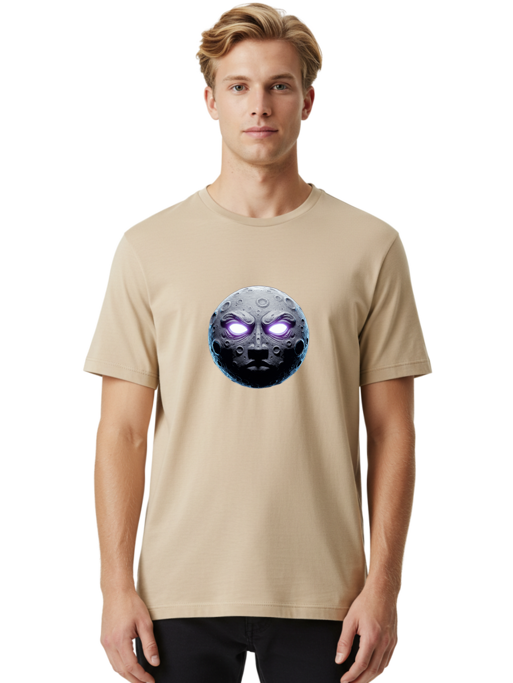 Man-In-The-Moon Men'S Graphic Tee, 100% Cotton, Comfortable Casual Summer Wear, Machine Washable, Vintage Camera, Old Camera, Antique Camera, Black Camera, Classic Photography, Photography Equipment, Nostalgic Device, Film Camera, Camera Art Bag746
