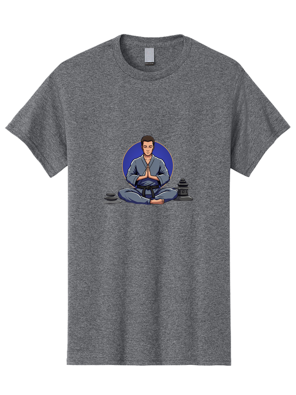 Man-Meditating Men'S Graphic Tee, 100% Cotton, Comfortable Casual Summer Wear, Machine Washable, Vintage Camera, Old Camera, Antique Camera, Black Camera, Classic Photography, Photography Equipment, Nostalgic Device, Film Camera, Camera Art Bag747