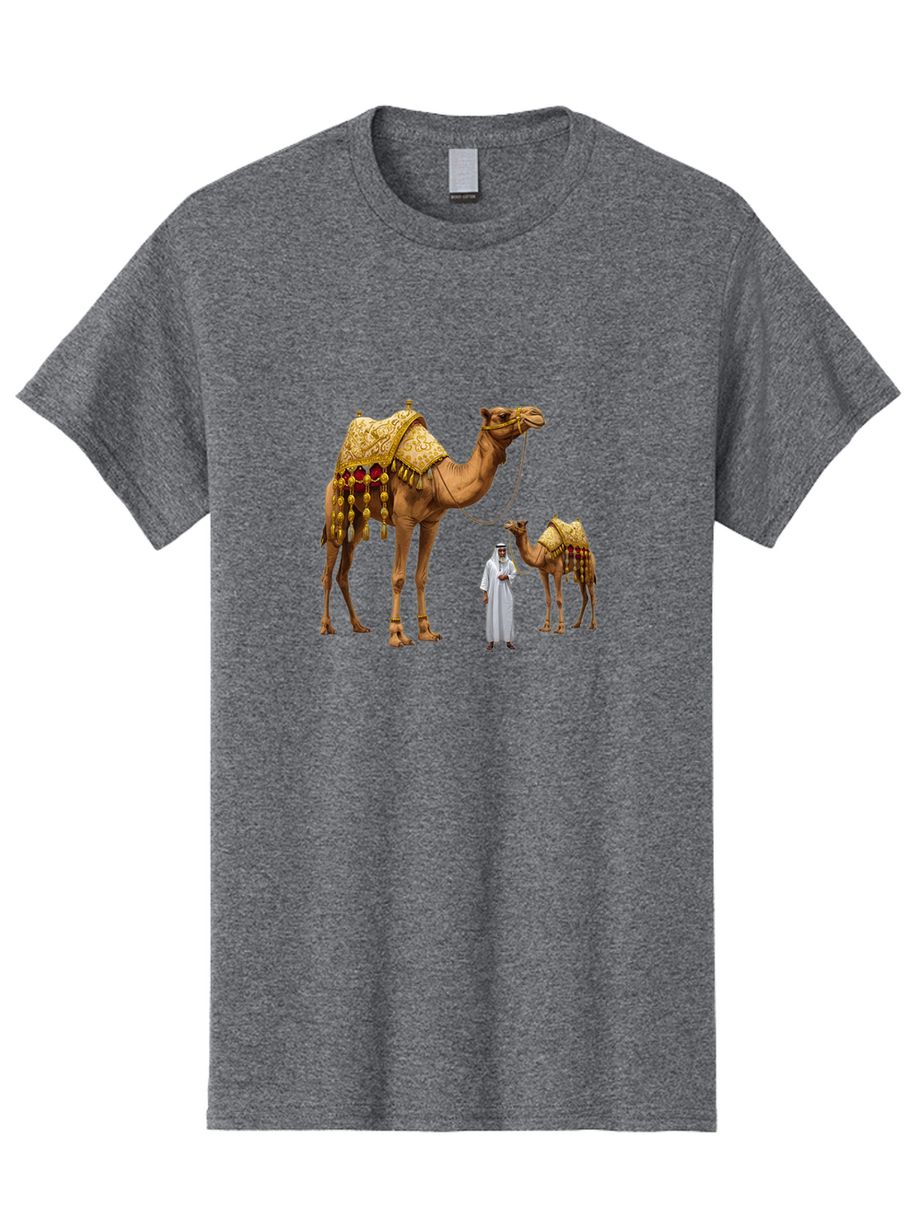 Man-With-Camels Men'S Graphic Tee, 100% Cotton, Comfortable Casual Summer Wear, Machine Washable, Vintage Camera, Old Camera, Antique Camera, Black Camera, Classic Photography, Photography Equipment, Nostalgic Device, Film Camera, Camera Art Bag751