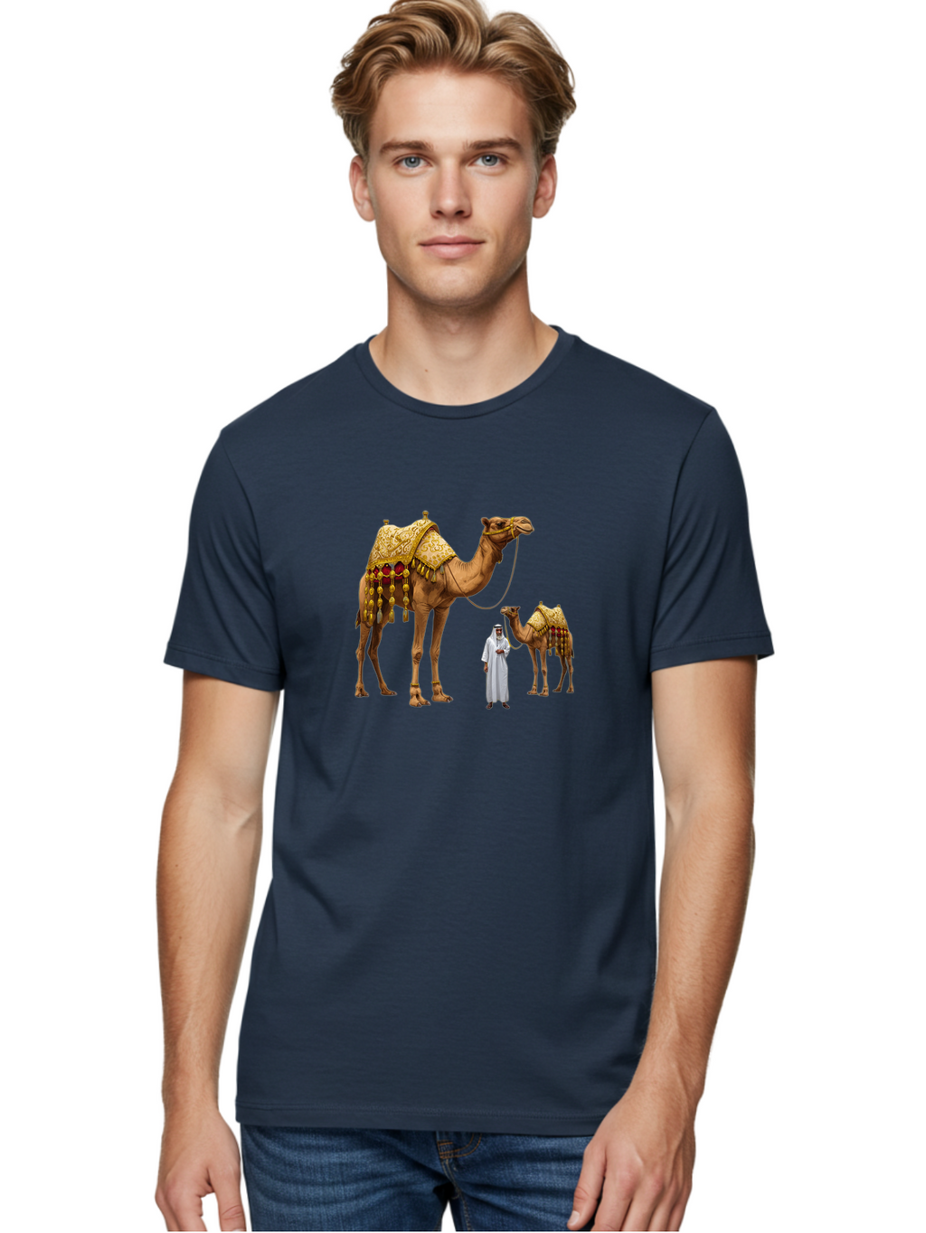 Man-With-Camels Men'S Graphic Tee, 100% Cotton, Comfortable Casual Summer Wear, Machine Washable, Vintage Camera, Old Camera, Antique Camera, Black Camera, Classic Photography, Photography Equipment, Nostalgic Device, Film Camera, Camera Art Bag751