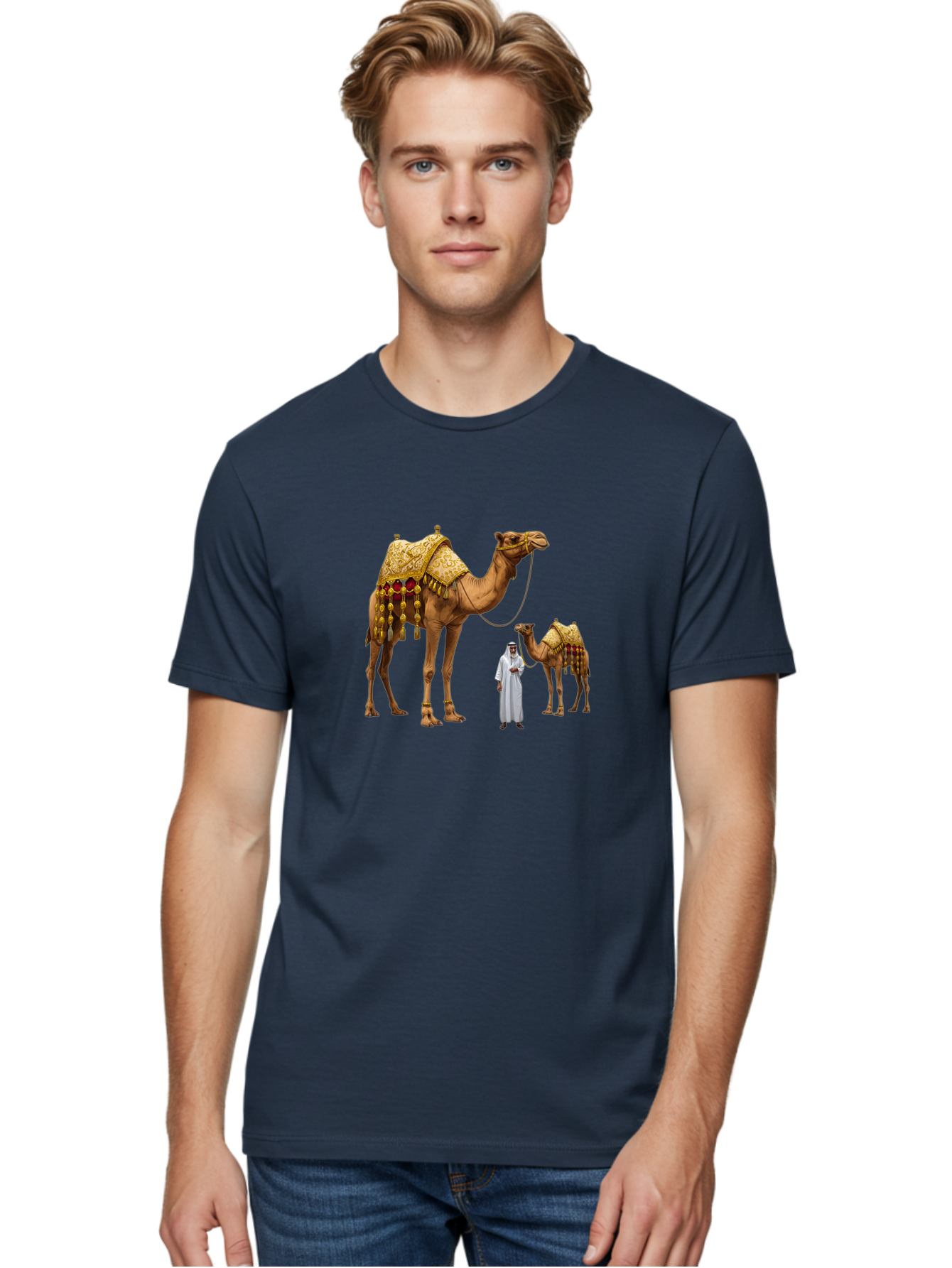 Man-With-Camels Men'S Graphic Tee, 100% Cotton, Comfortable Casual Summer Wear, Machine Washable, Vintage Camera, Old Camera, Antique Camera, Black Camera, Classic Photography, Photography Equipment, Nostalgic Device, Film Camera, Camera Art Bag751