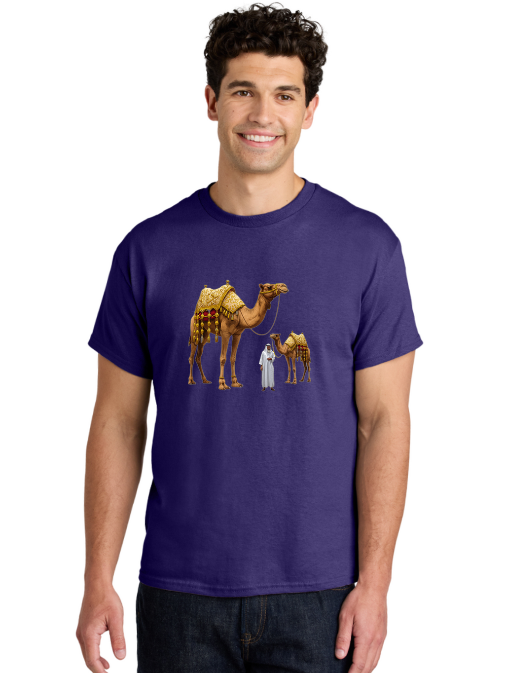 Man-With-Camels Men'S Graphic Tee, 100% Cotton, Comfortable Casual Summer Wear, Machine Washable, Vintage Camera, Old Camera, Antique Camera, Black Camera, Classic Photography, Photography Equipment, Nostalgic Device, Film Camera, Camera Art Bag751