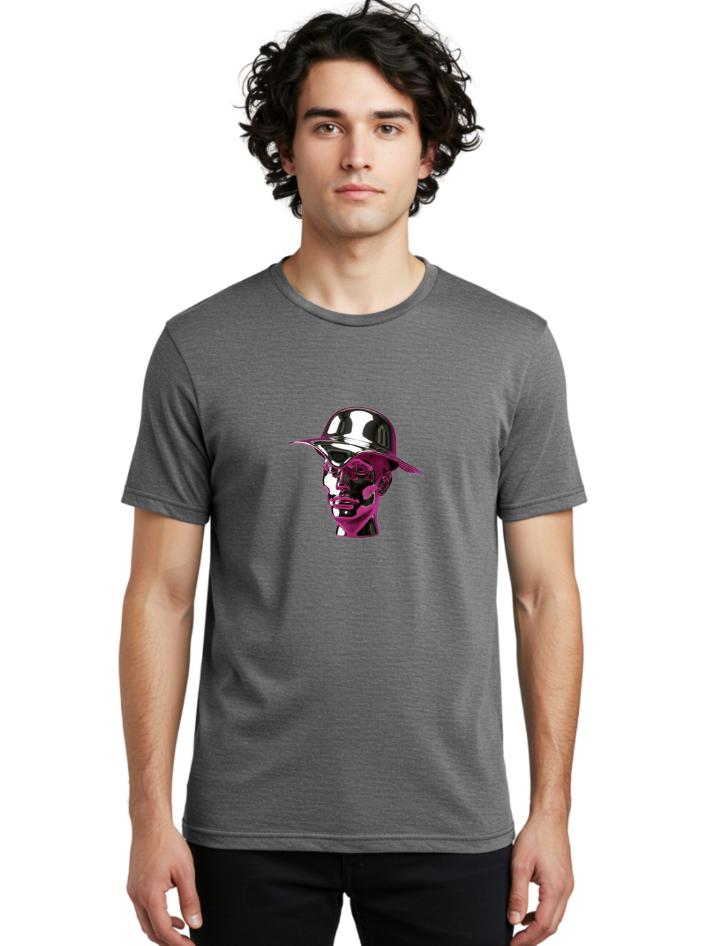 Man-With-Hat Men'S Graphic Tee, 100% Cotton, Comfortable Casual Summer Wear, Machine Washable, Vintage Camera, Old Camera, Antique Camera, Black Camera, Classic Photography, Photography Equipment, Nostalgic Device, Film Camera, Camera Art Bag752