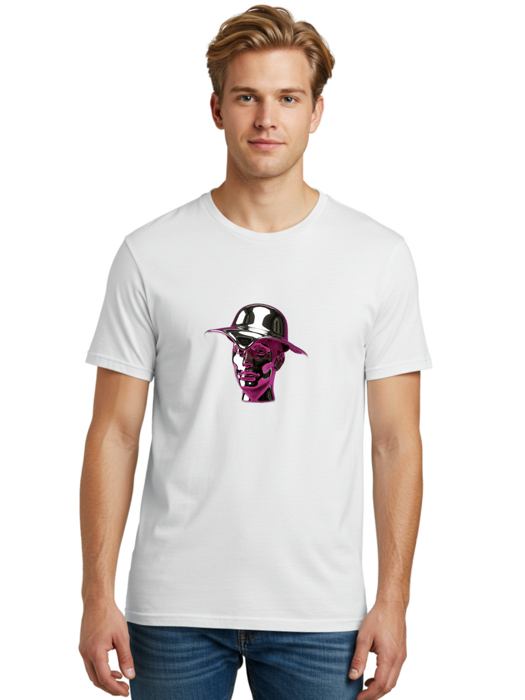 Man-With-Hat Men'S Graphic Tee, 100% Cotton, Comfortable Casual Summer Wear, Machine Washable, Vintage Camera, Old Camera, Antique Camera, Black Camera, Classic Photography, Photography Equipment, Nostalgic Device, Film Camera, Camera Art Bag752