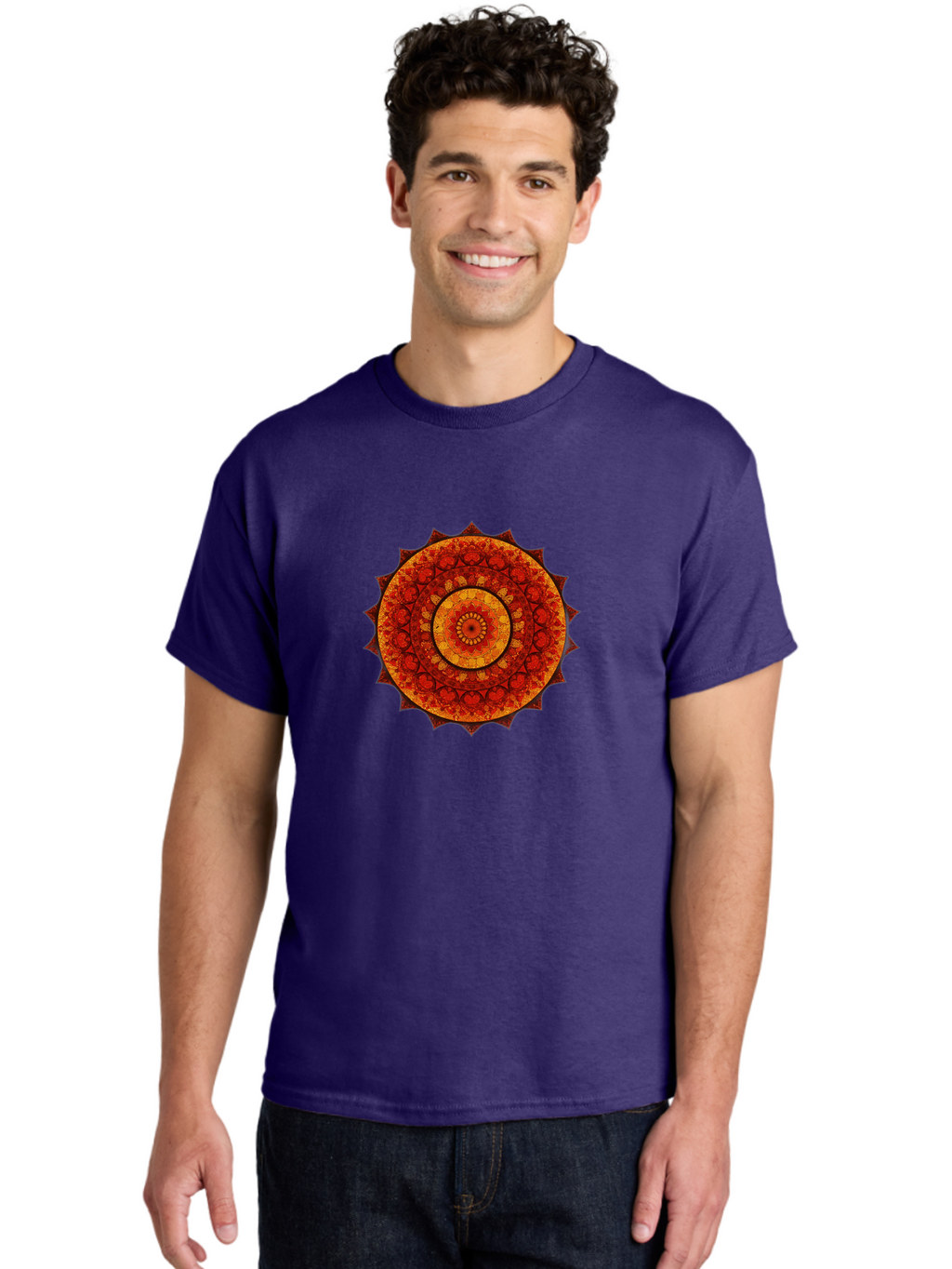 Mandala-1 Men'S Graphic Tee, 100% Cotton, Comfortable Casual Summer Wear, Machine Washable, Vintage Camera, Old Camera, Antique Camera, Black Camera, Classic Photography, Photography Equipment, Nostalgic Device, Film Camera, Camera Art Bag753