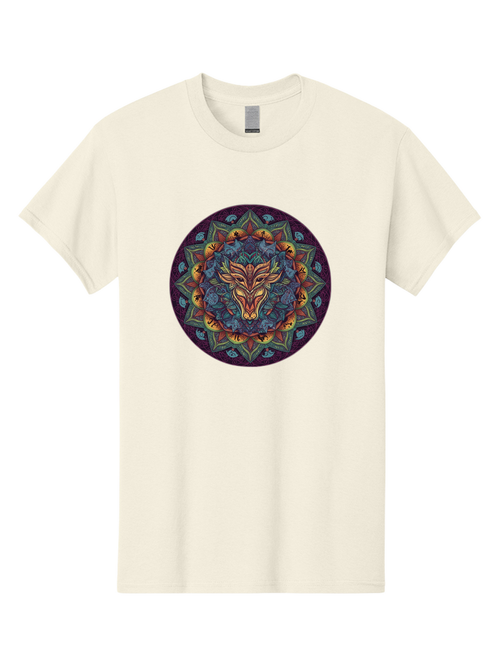 Mandala-Wolf Men'S Graphic Tee, 100% Cotton, Comfortable Casual Summer Wear, Machine Washable, Vintage Camera, Old Camera, Antique Camera, Black Camera, Classic Photography, Photography Equipment, Nostalgic Device, Film Camera, Camera Art Bag755