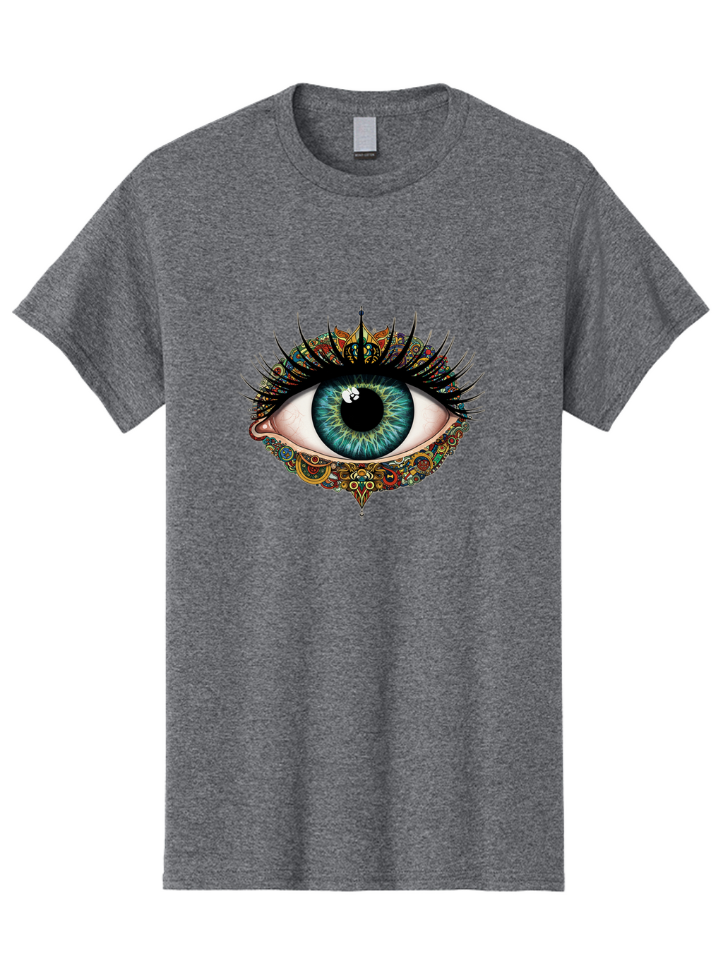 Mandalas-Eye Men'S Graphic Tee, 100% Cotton, Comfortable Casual Summer Wear, Machine Washable, Vintage Camera, Old Camera, Antique Camera, Black Camera, Classic Photography, Photography Equipment, Nostalgic Device, Film Camera, Camera Art Bag757