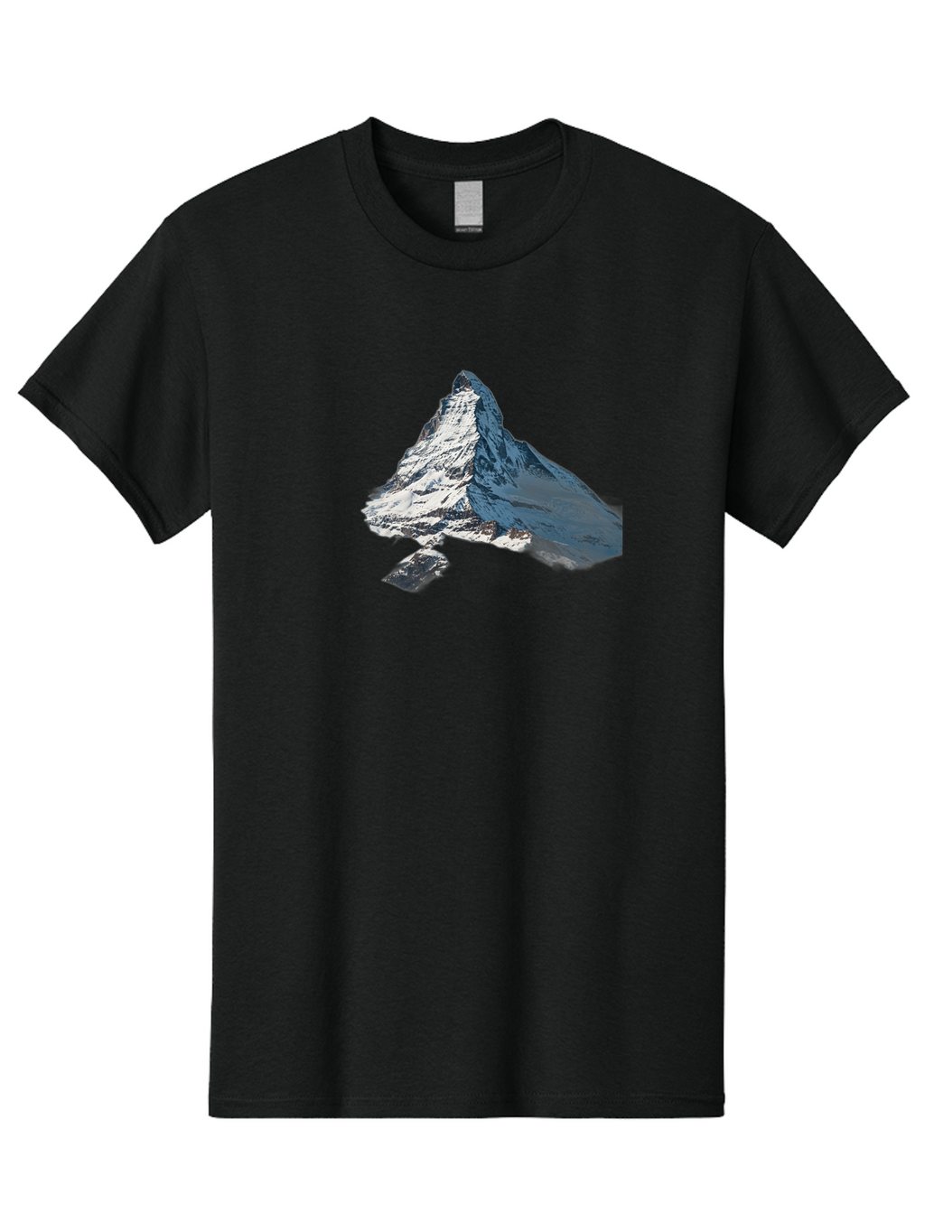 Matterhorn-1 Men'S Graphic Tee, 100% Cotton, Comfortable Casual Summer Wear, Machine Washable, Vintage Camera, Old Camera, Antique Camera, Black Camera, Classic Photography, Photography Equipment, Nostalgic Device, Film Camera, Camera Art Bag762